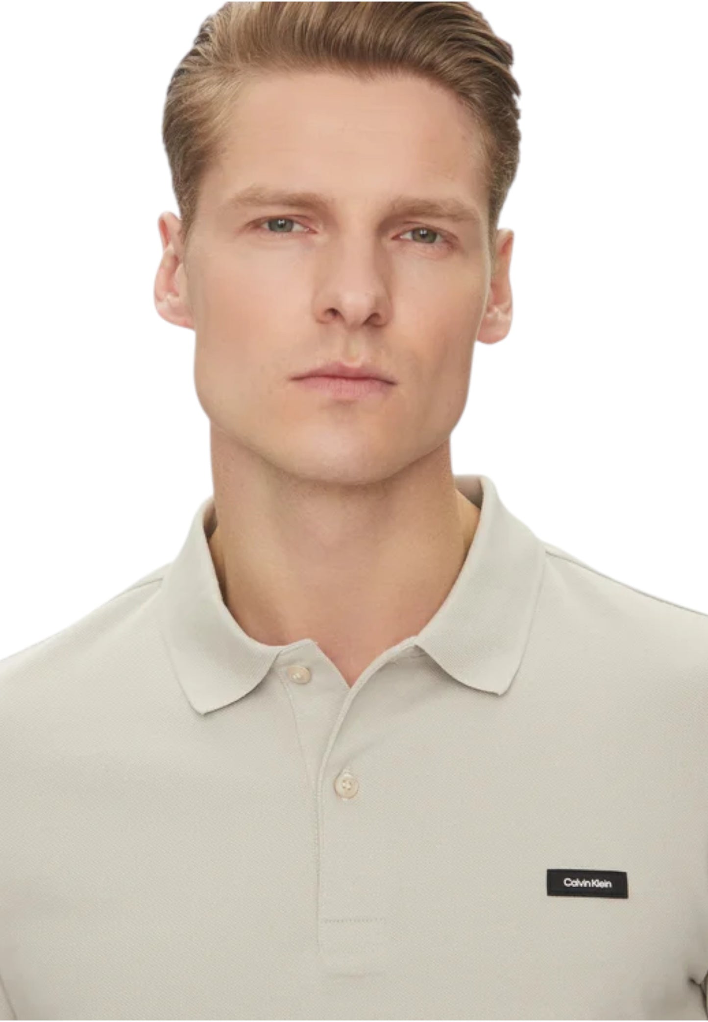 Polo Manica Corta Uomo Calvin klein  Stretch Pique Slim