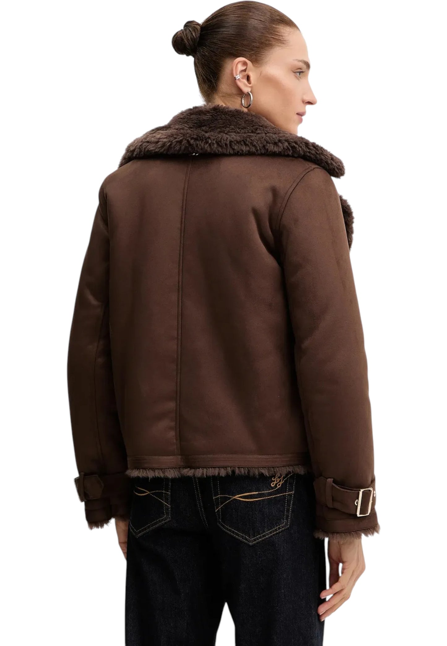 Giacca Invernale Donna Liu Jo Con Pelliccia Sintetica MF5334E0911