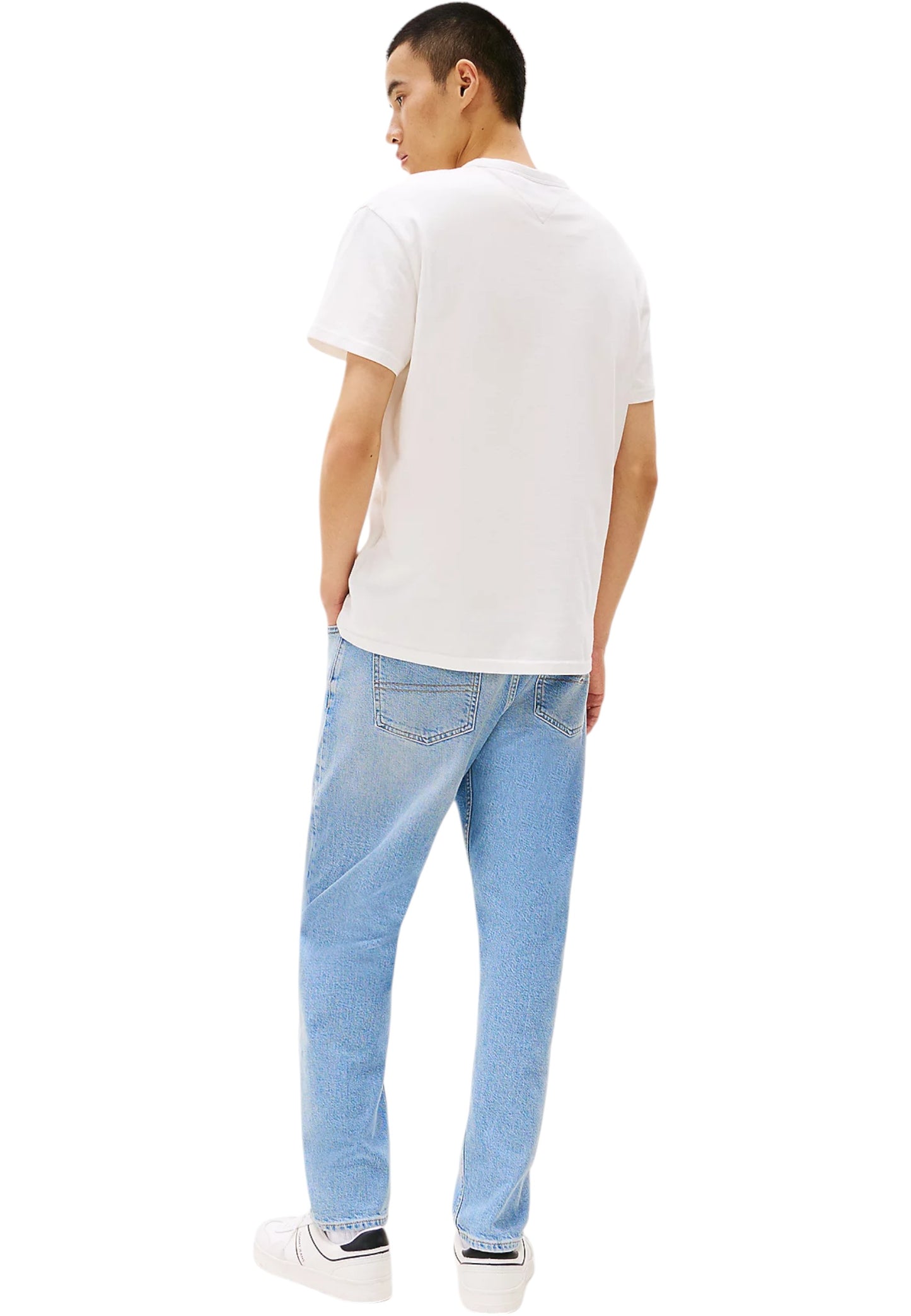 T-Shirt Manica Corta Uomo Tommy Jeans  Tjm Reg Badge Ex