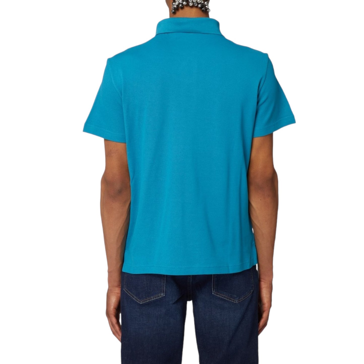 Polo Manica Corta Uomo Trussardi Greyhound Embroidery Cotton Piquet 52T00712-1T005648