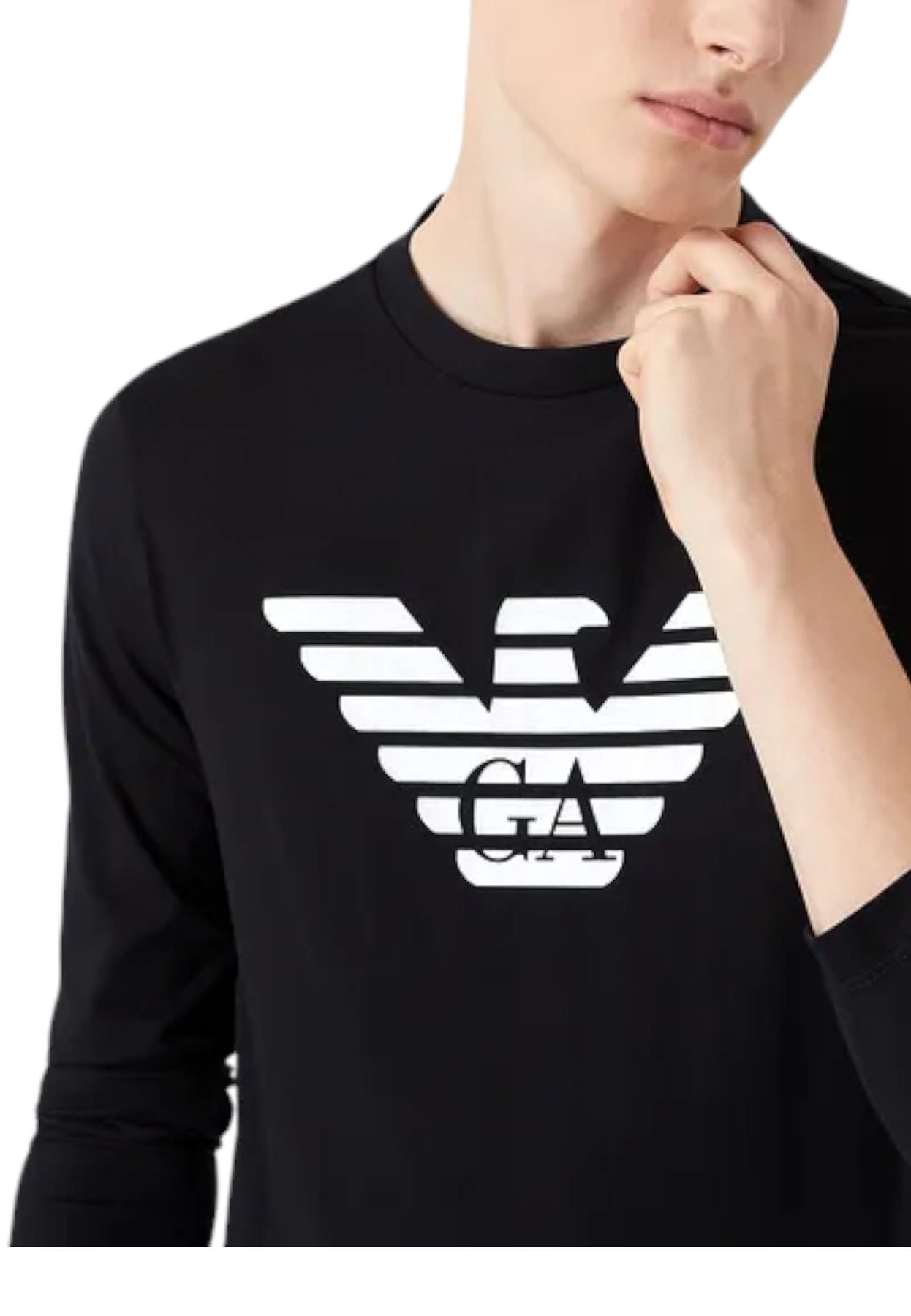 T-Shirt Manica lunga Uomo Emporio Armani Aquila 8N1TN81JPZZ