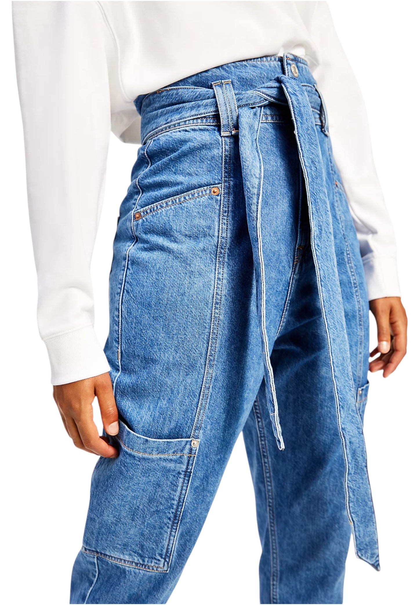 Jeans Donna Tommy Jeans New Paperbag Mom Jea,