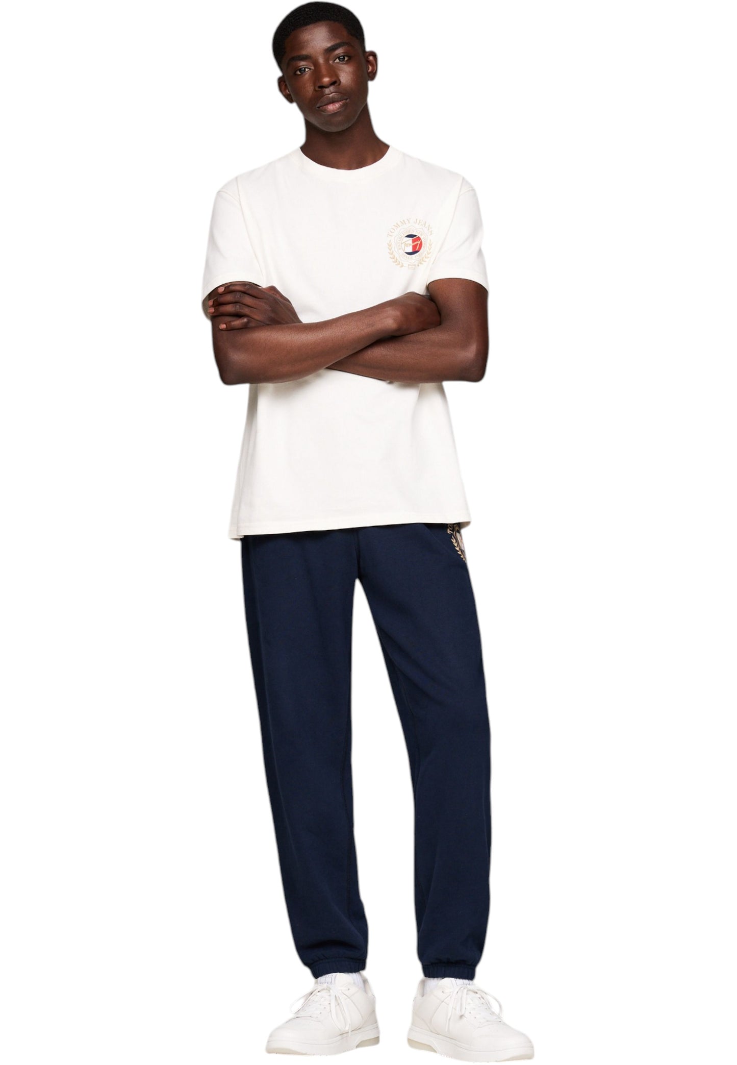 T-Shirt Manica Corta Uomo Tommy Jeans  Tjm Reg Tommy Crest