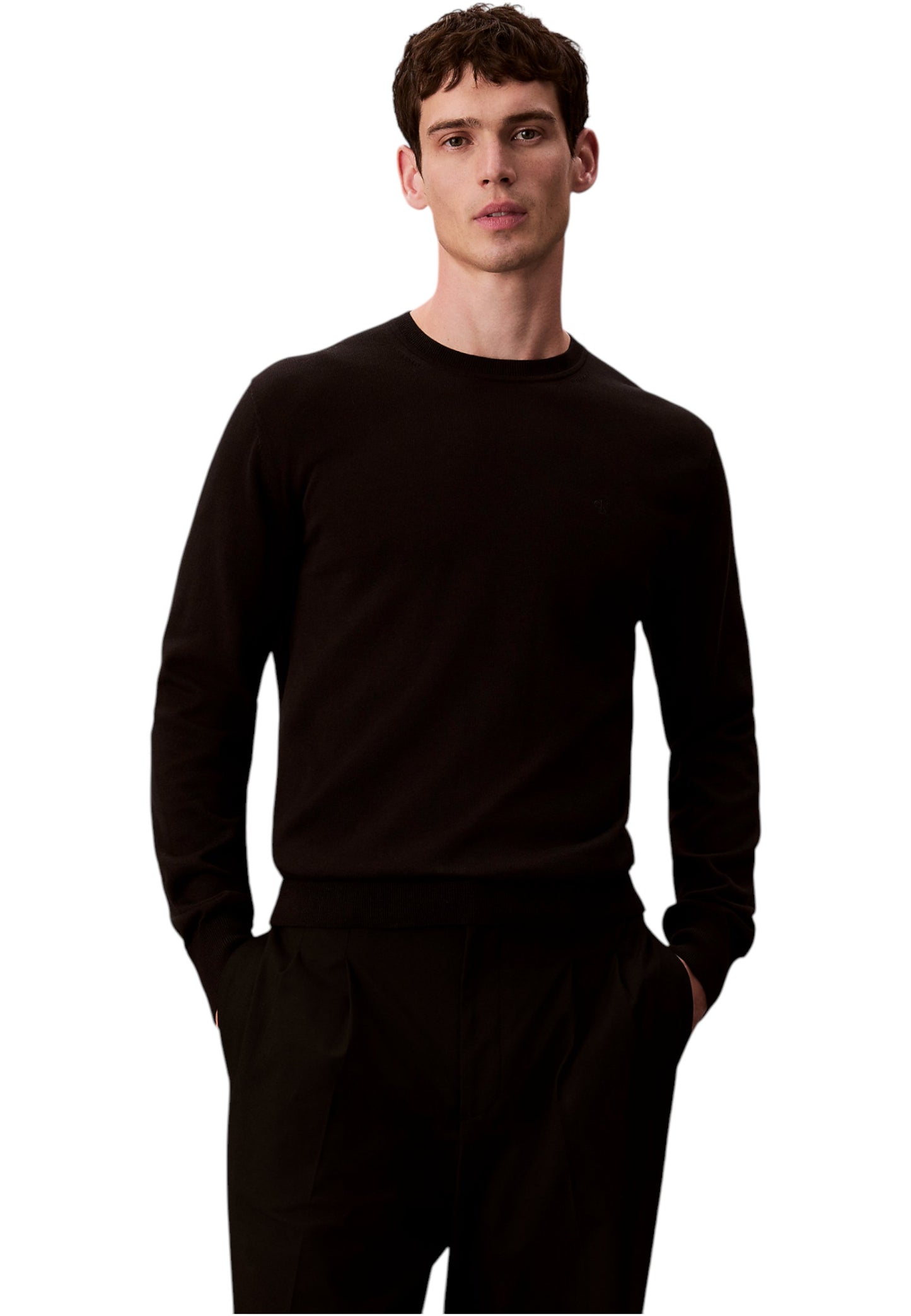 Maglione A Girocollo Uomo Calvin klein  Supima Cotton LV040BM343