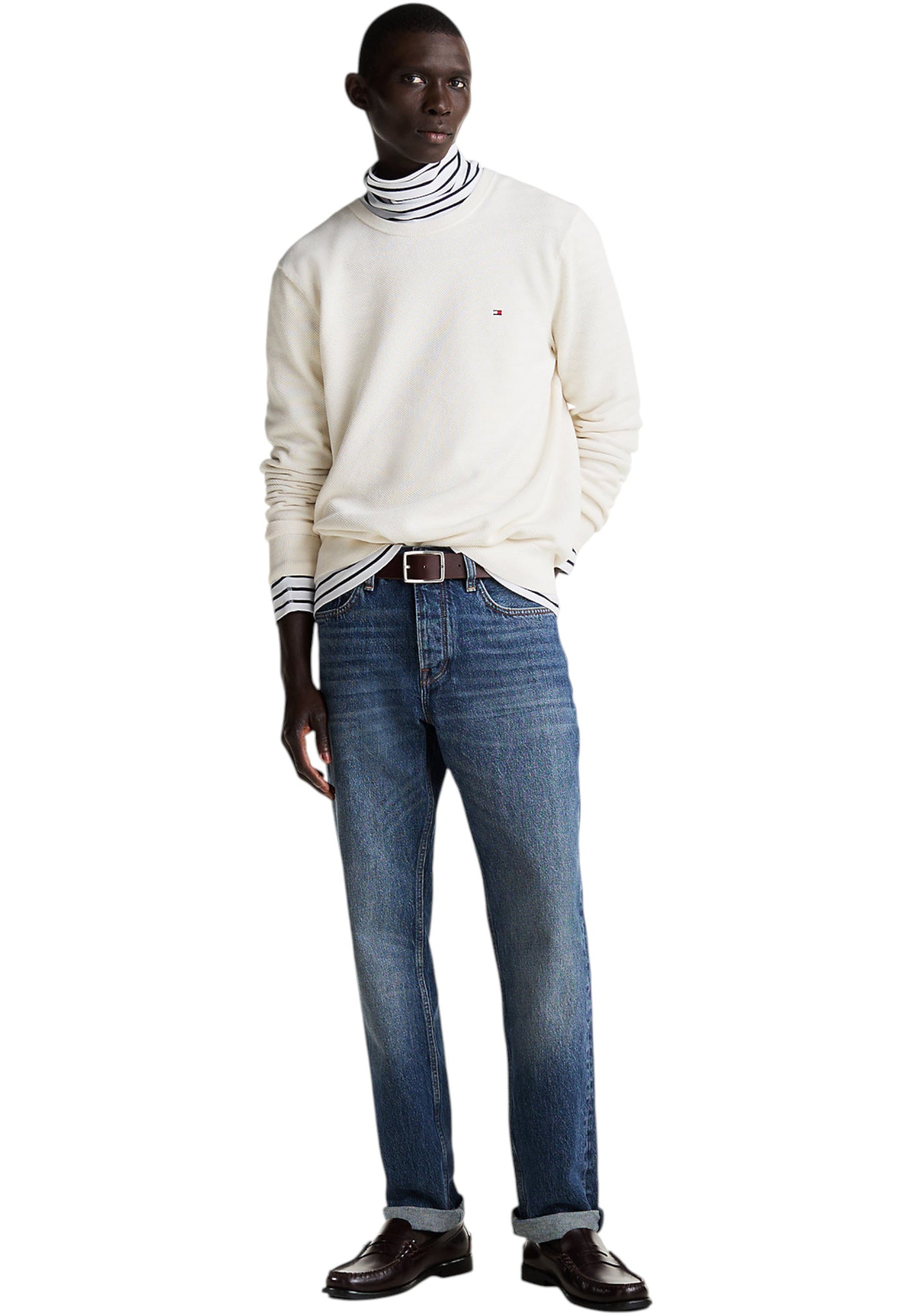 Maglione A Girocollo Uomo Tommy Hilfiger  Essential Structure MW0MW36347