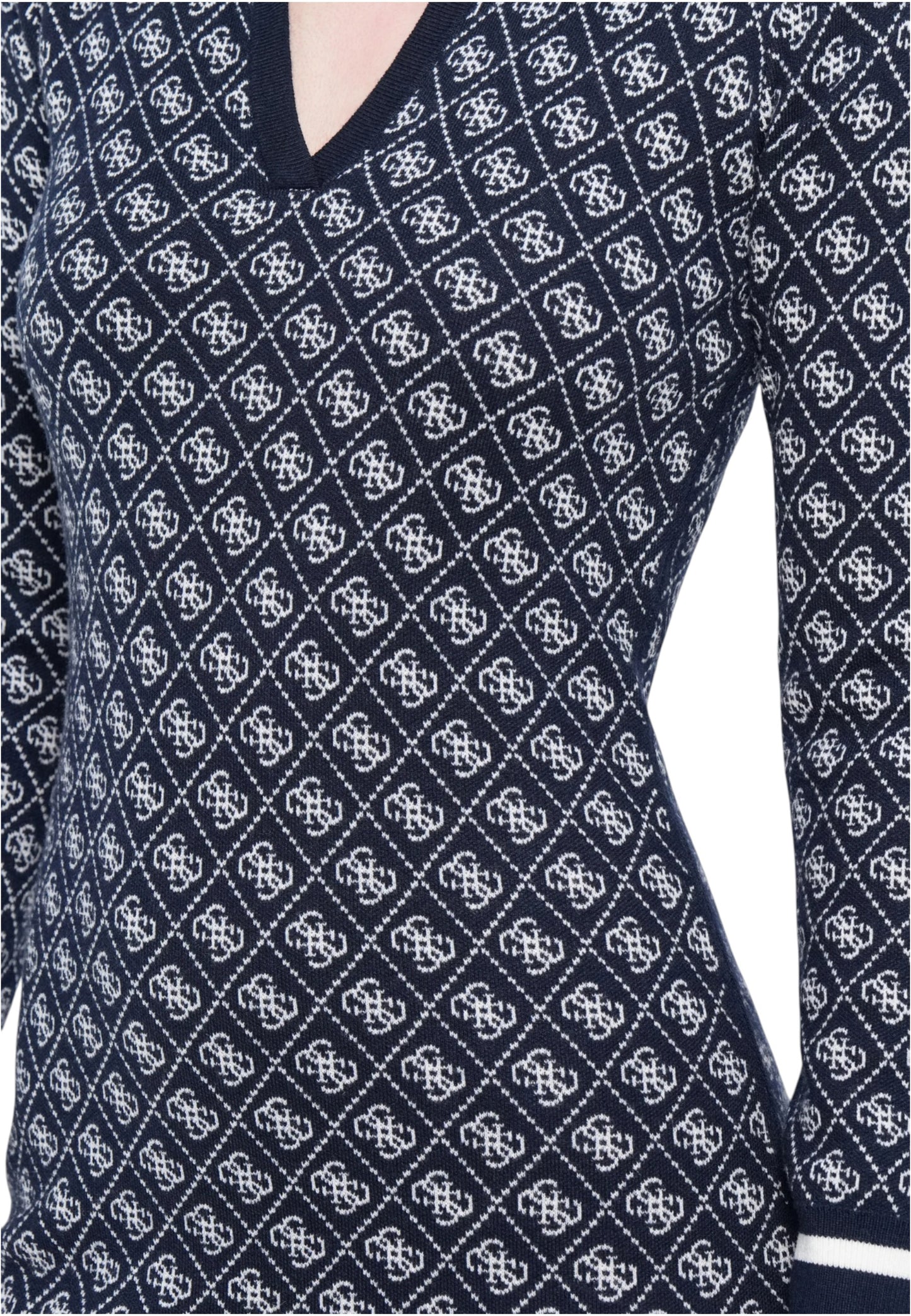 Vestito Midi Donna Guess In Maglia Aubrey 4G W5BK25Z3JD2