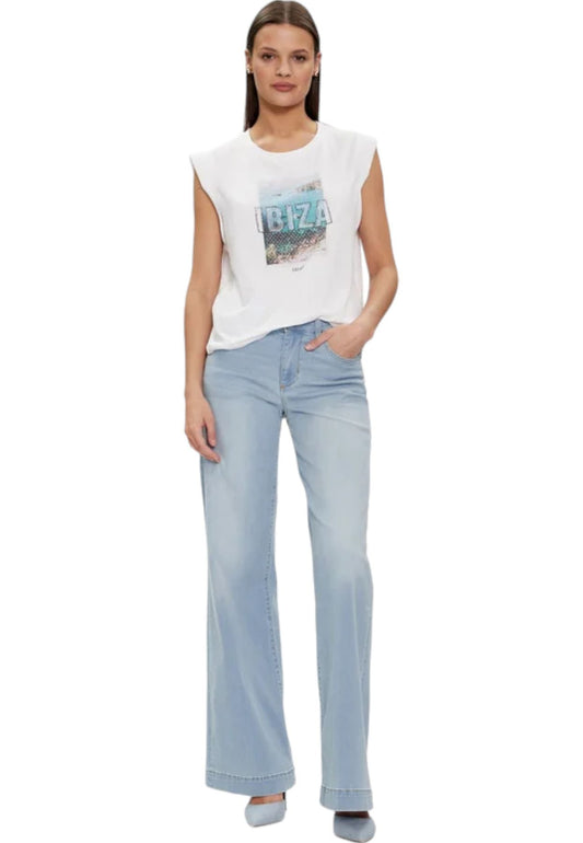 T-Shirt Senza Maniche Donna Liu Jo   MA4332J5003