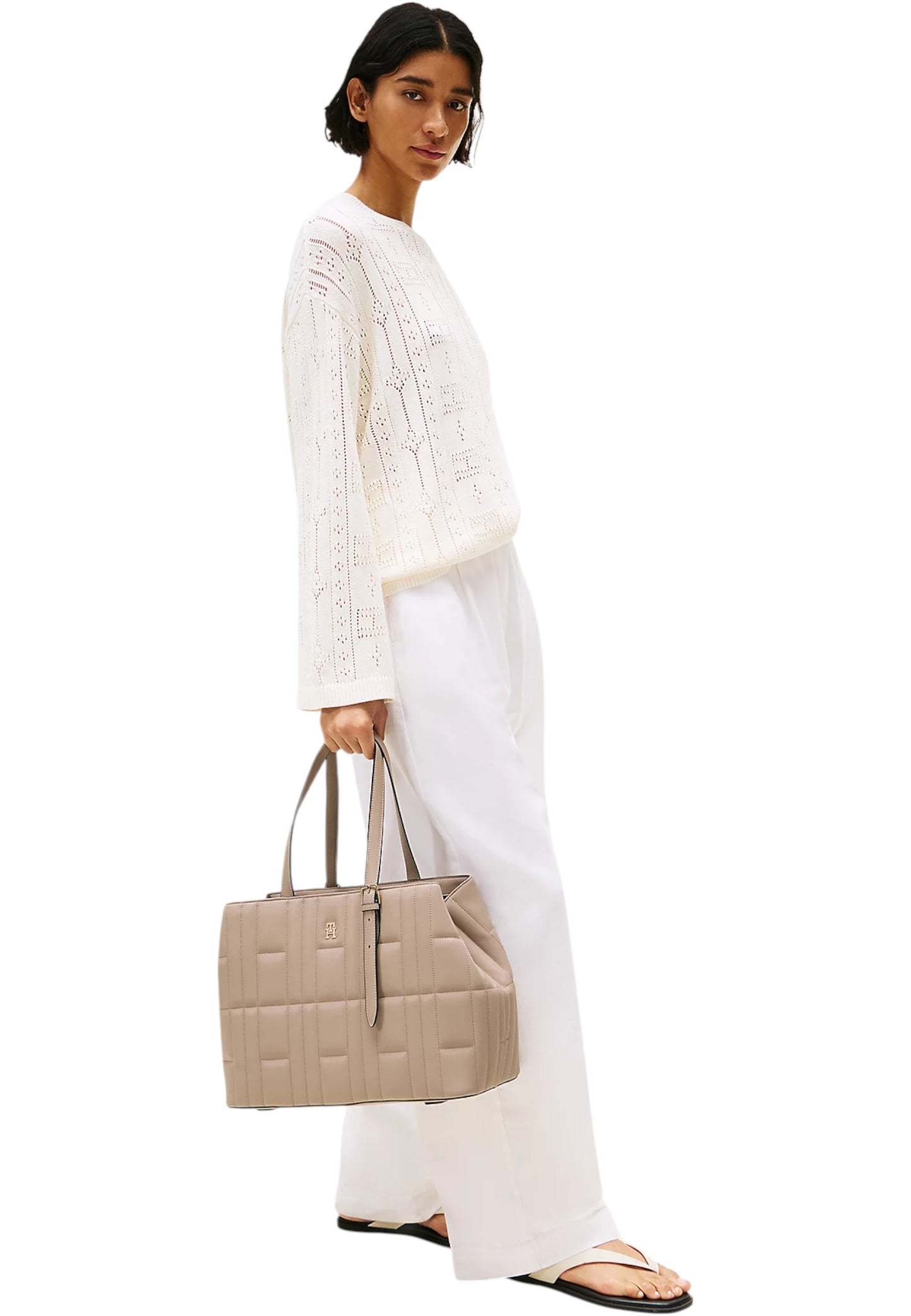 Borsa A Spalla Donna Tommy Hilfiger Tote Th Feminine