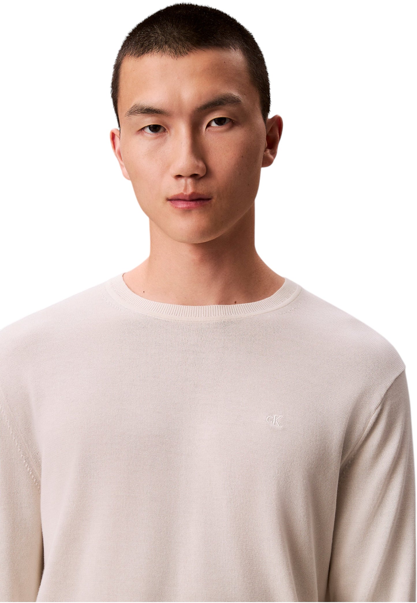 Maglione A Girocollo Uomo Calvin klein Supima Cotton LV040BM343