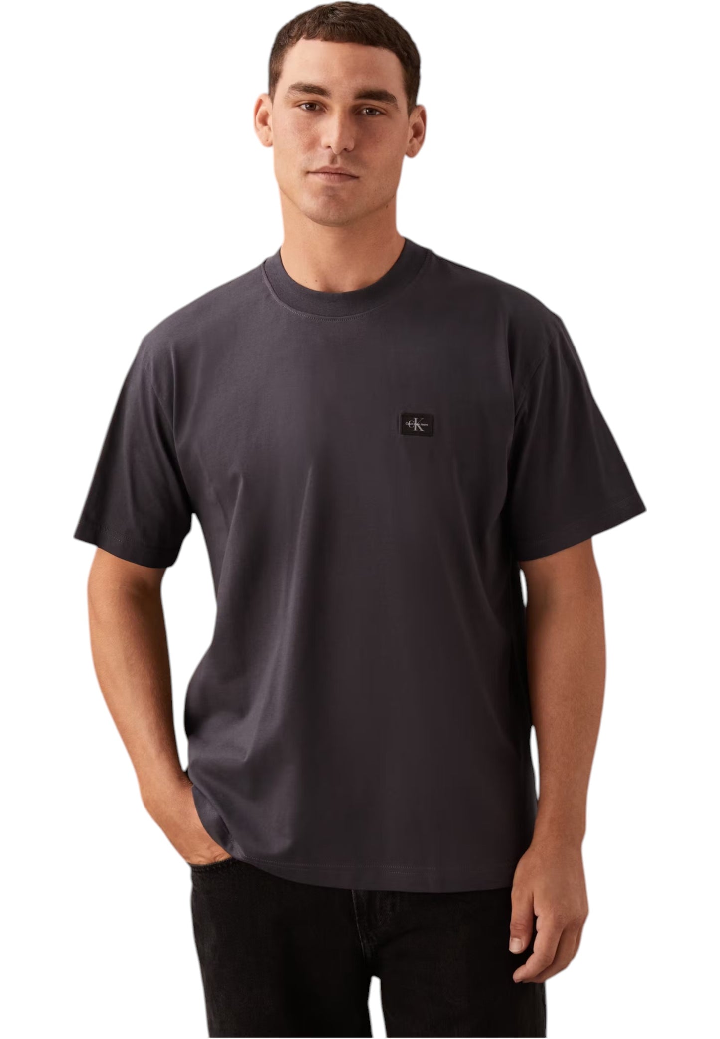 T-Shirt Manica Corta Uomo Calvin klein Jeans  Woven Label Relaxed