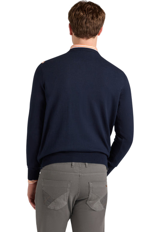 Maglione A Girocollo Uomo Harmont & Blaine Pull Righe Jaquard Verticali Davanti  HRP825030788