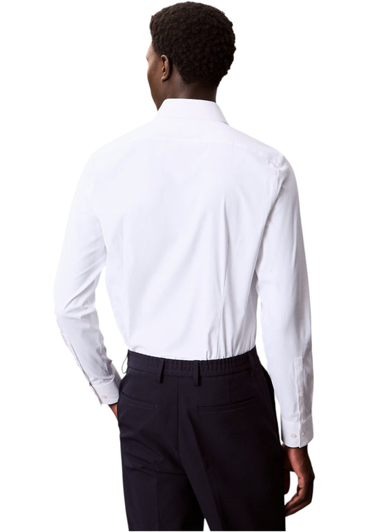Camicia Manica lunga Uomo Calvin klein  Slim Perf Woven Stretch LV019EU025