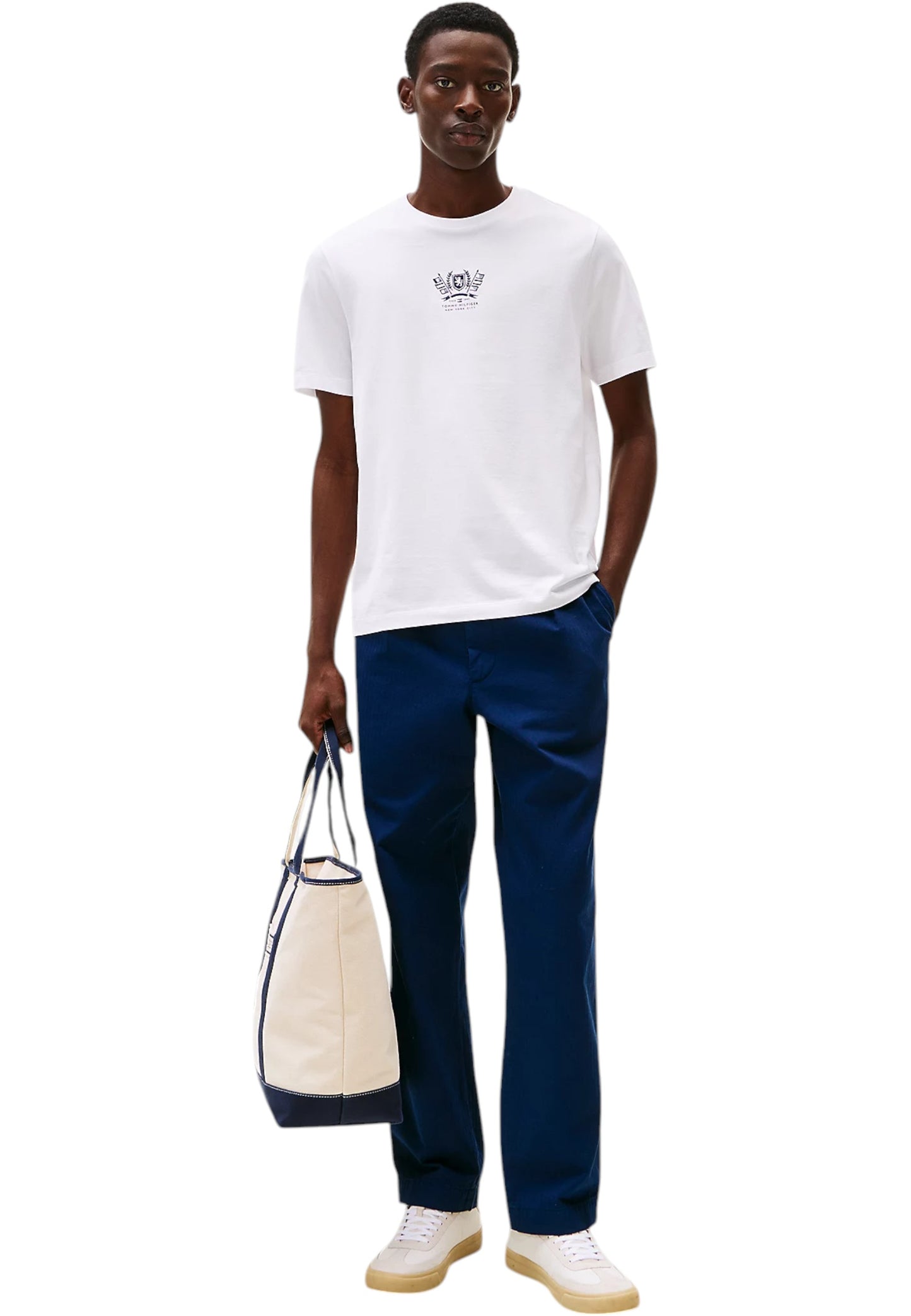 T-Shirt Manica Corta Uomo Tommy Hilfiger  Hilfiger Crest Embro