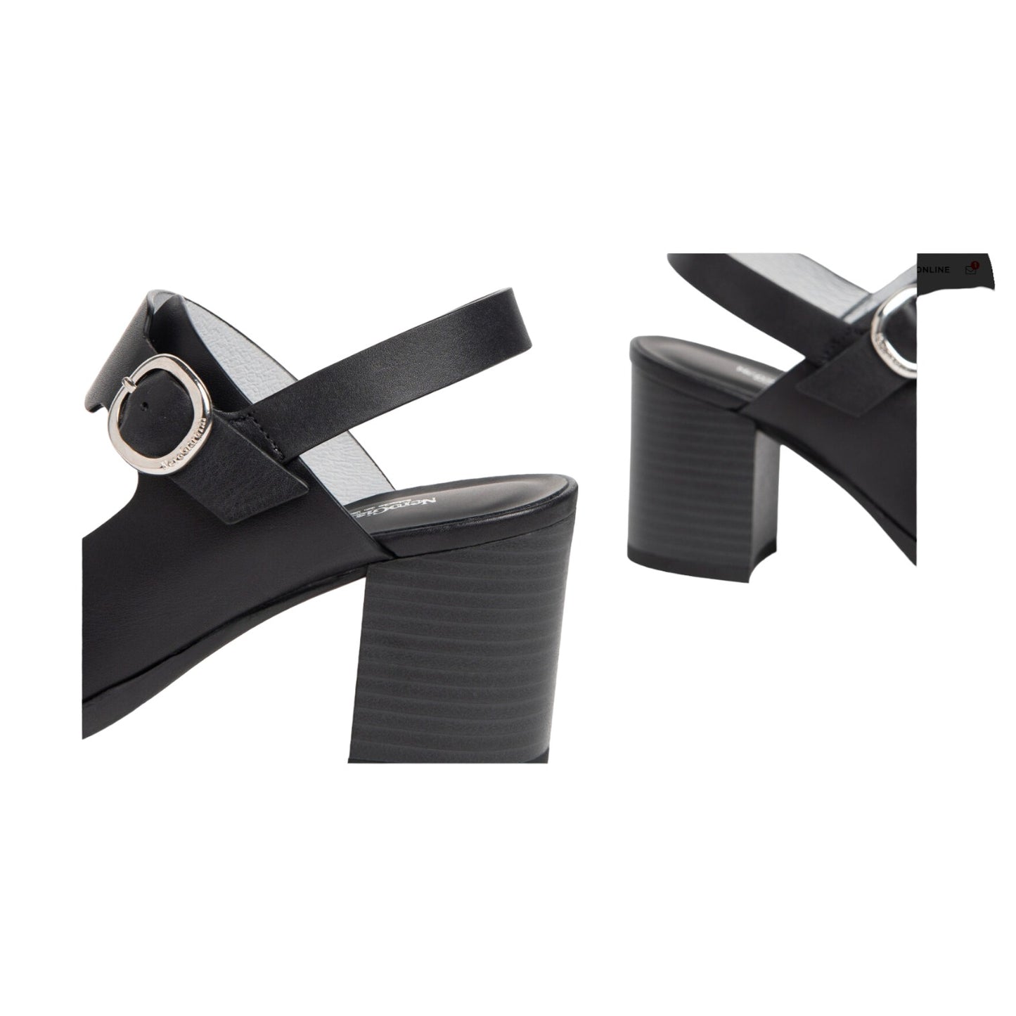 Sandali Con Tacco Donna Nero Giardini Tamigi E307561D