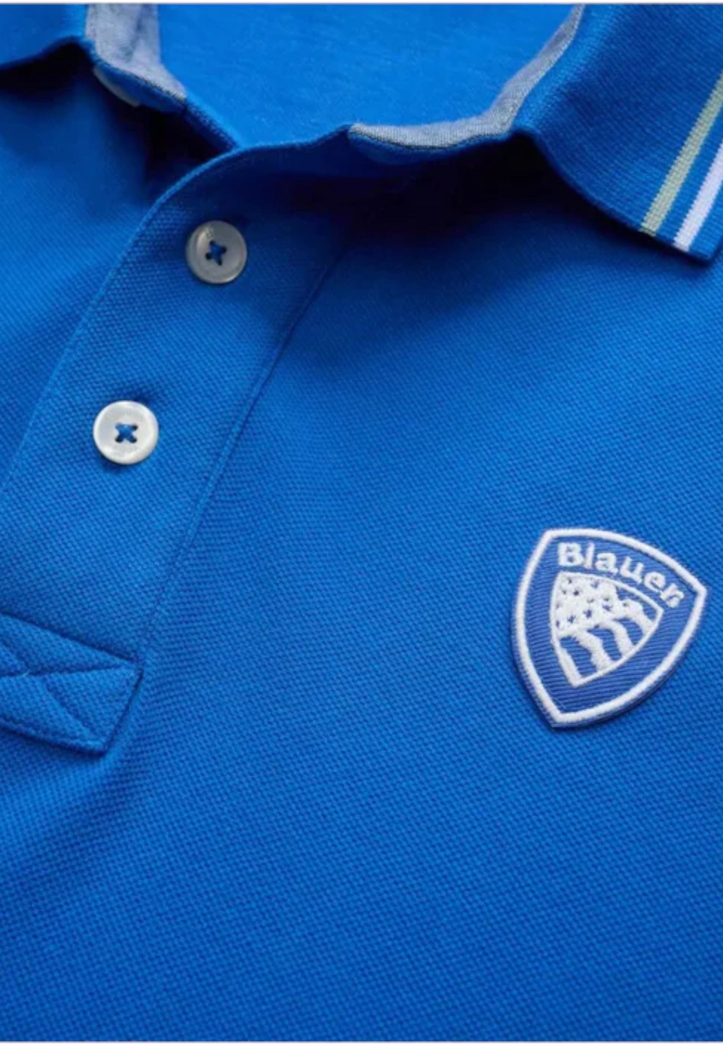 Polo Manica Corta Uomo Blauer
