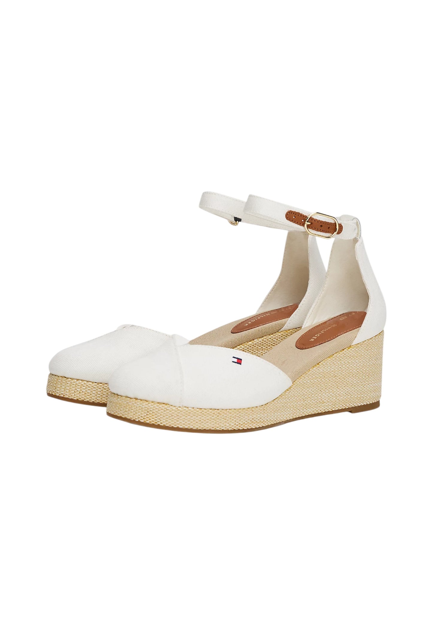 Sandali Con Zeppa Donna Tommy Hilfiger  Flag Closed Toe Mid Wedge