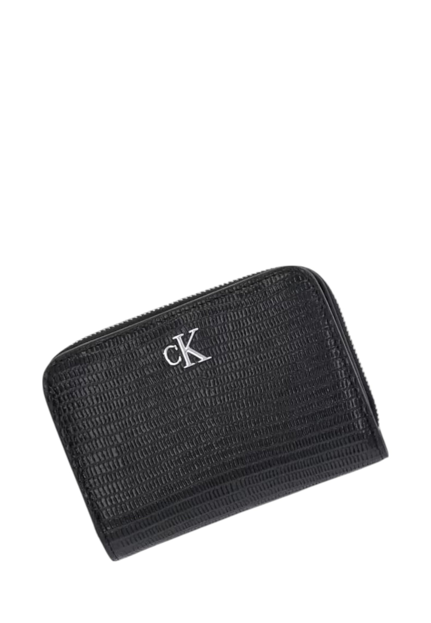 Portafoglio Con Zip Donna Calvin klein Medium Con Patta Lizard Embossed LV04F1067G