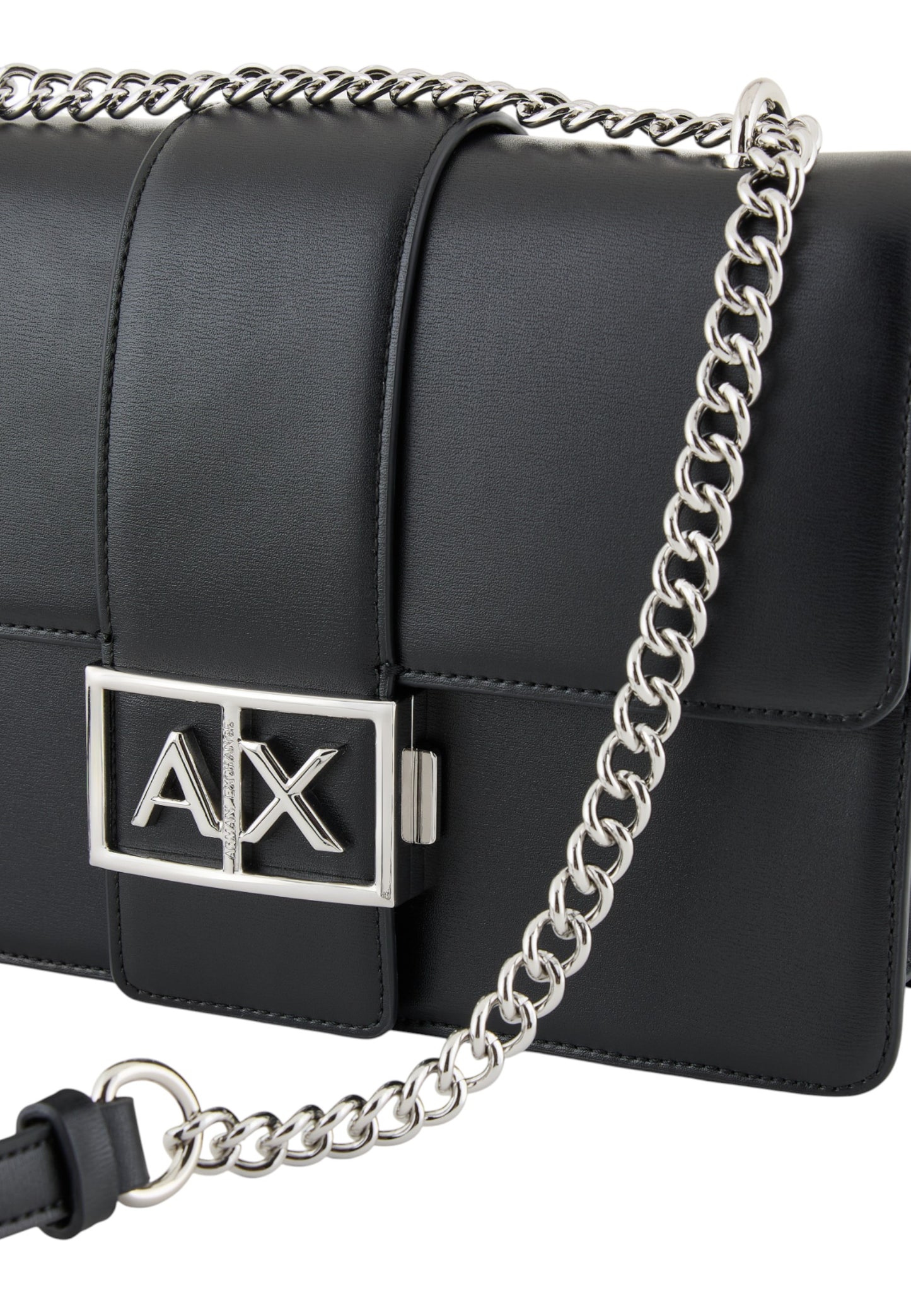 Borsa A Tracolla Donna Armani Exchange Grande Con Logo In Metallo XW000070AF12039