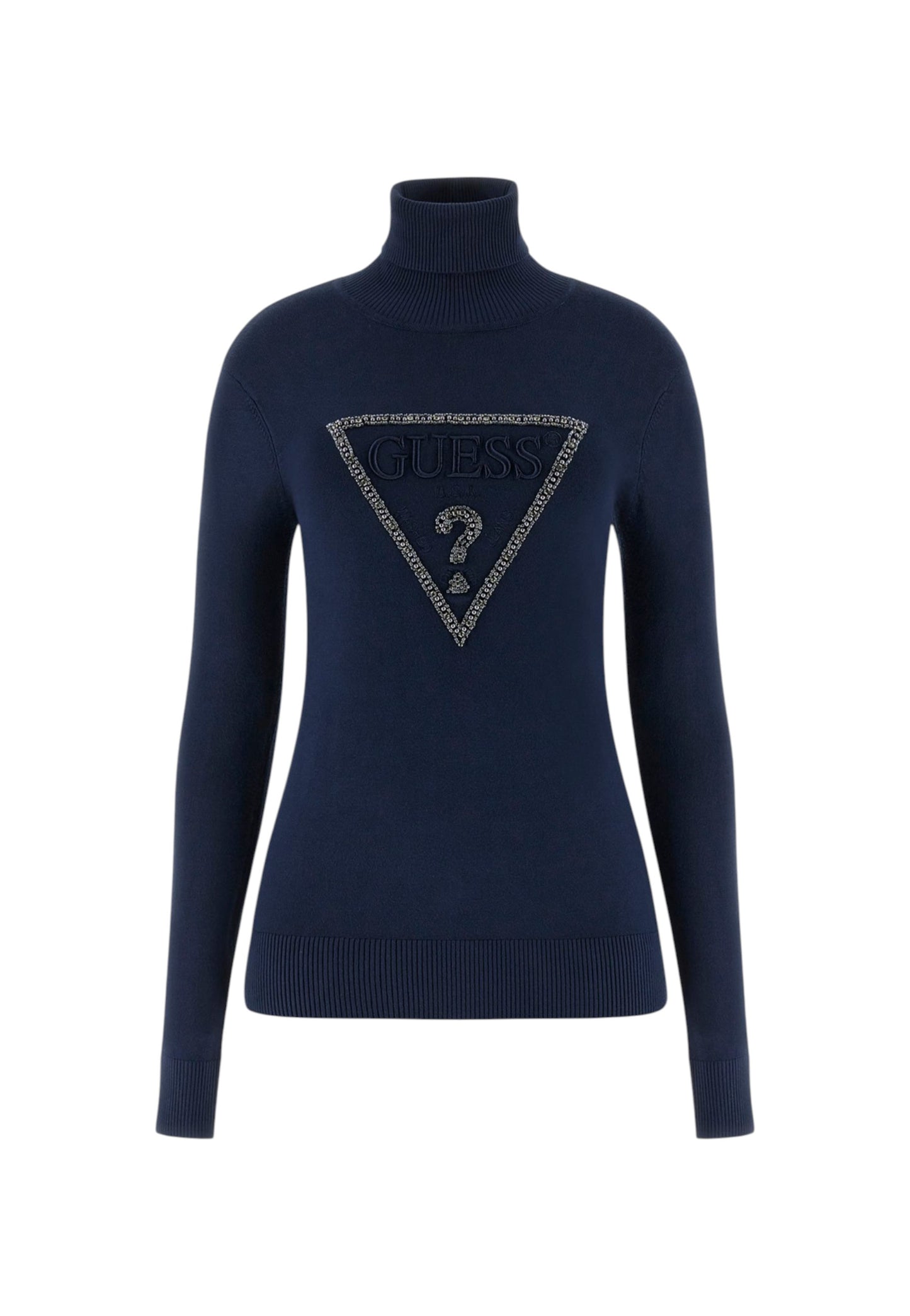 Maglione Collo Alto Donna Guess Melanie Triangle Logo W5BR39Z2NQ2