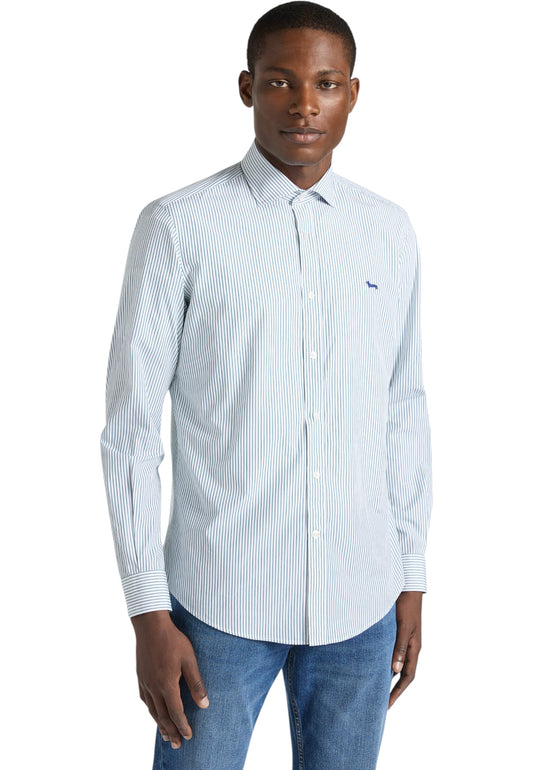 Camicia Manica lunga Uomo Harmont & Blaine A Righe Con Bassotto  CNP074013437I