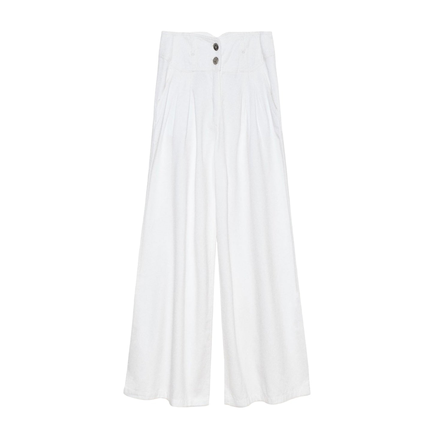 Jeans Donna Gaelle Flare Con Bottoni Logati GBDP17193