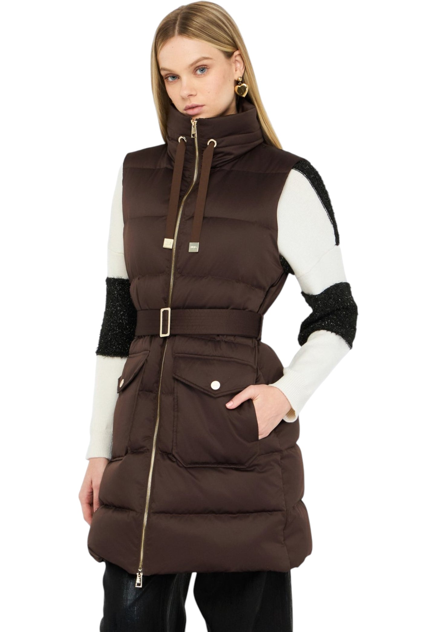 Gilet Donna Liu Jo Lungo Imbottito MF5292T017A