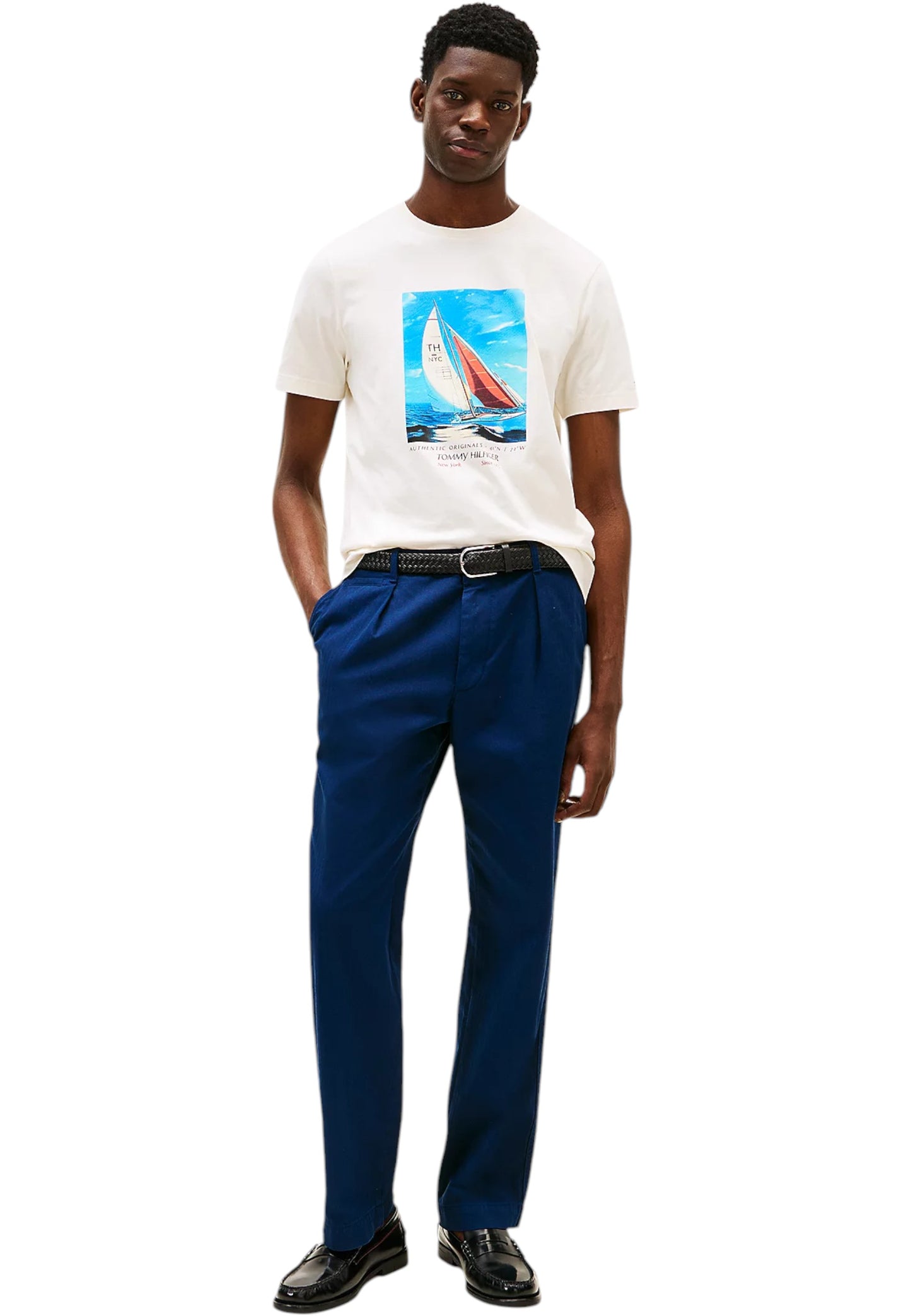 T-Shirt Manica Corta Uomo Tommy Hilfiger  Hilfiger Color Photo