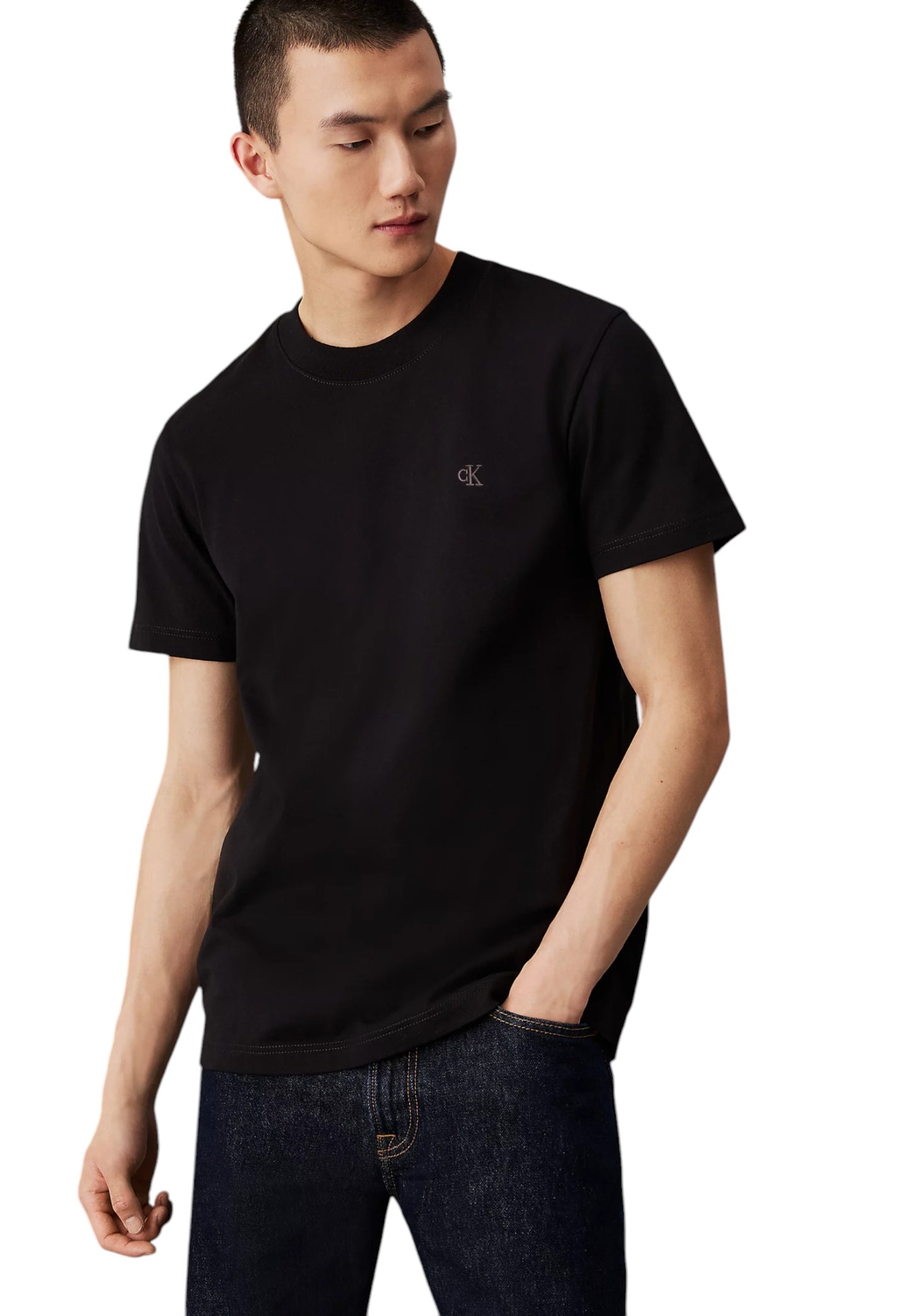 T-Shirt Manica Corta Uomo Calvin klein Jeans  Heavy Regular