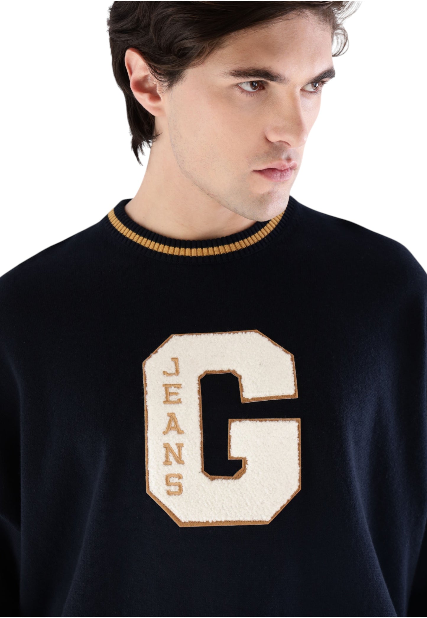 Maglione A Girocollo Uomo Guess Gj G Patch M5YR21Z3HM1