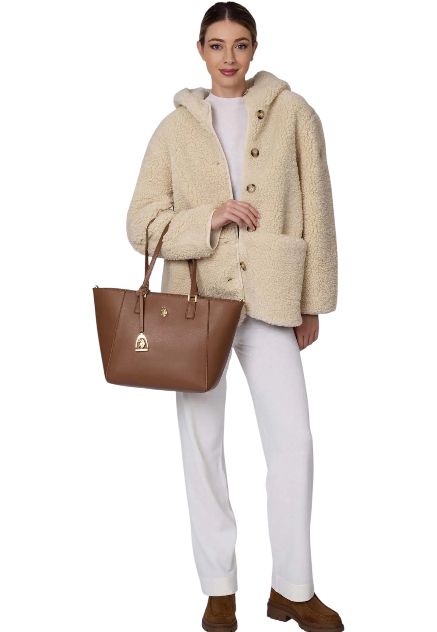 Borsa A Spalla Donna U.S. Polo Assn. Shopping Jones BIUJE8908WVP