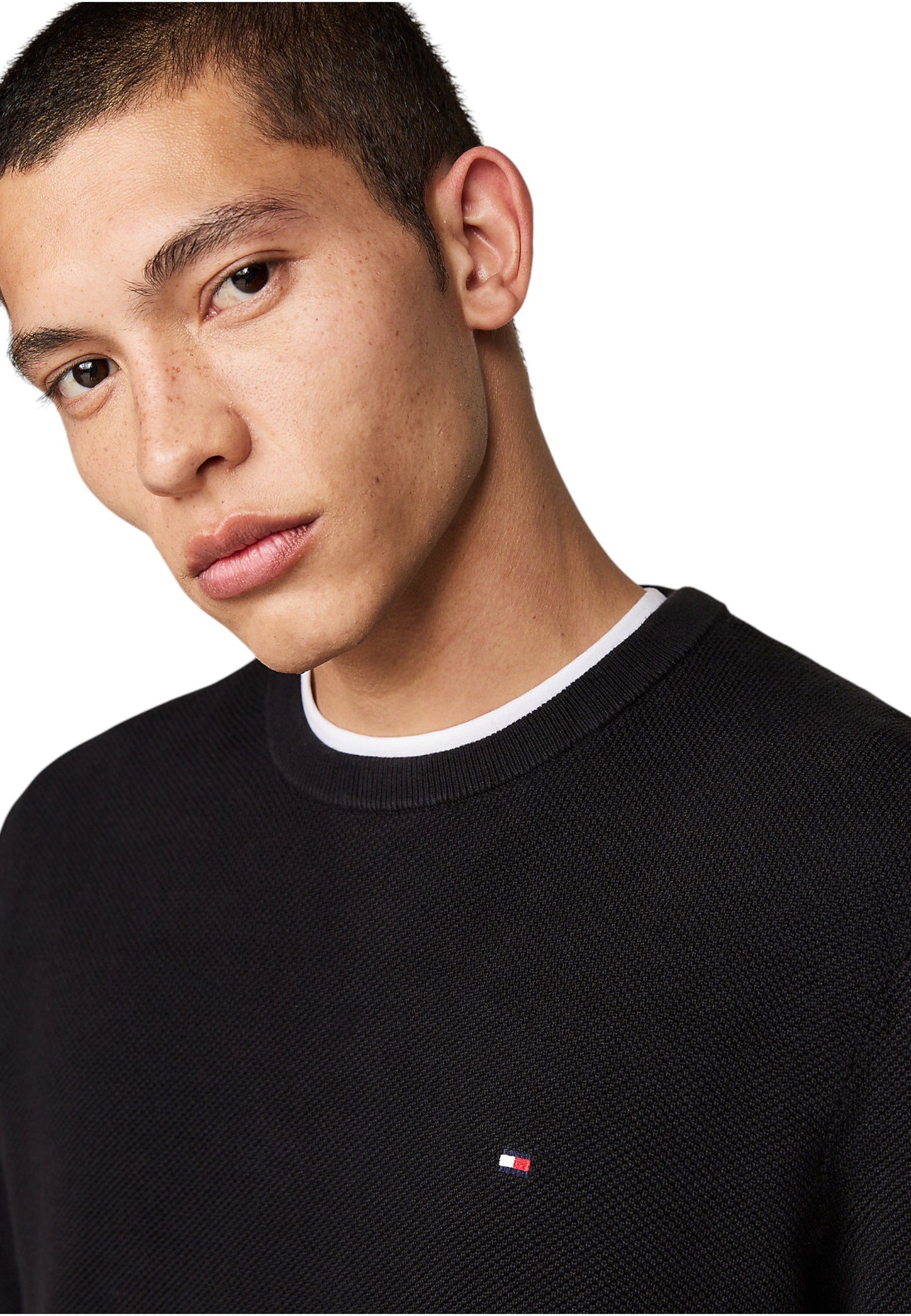 Maglione A Girocollo Uomo Tommy Hilfiger  Essential Structure MW0MW36347