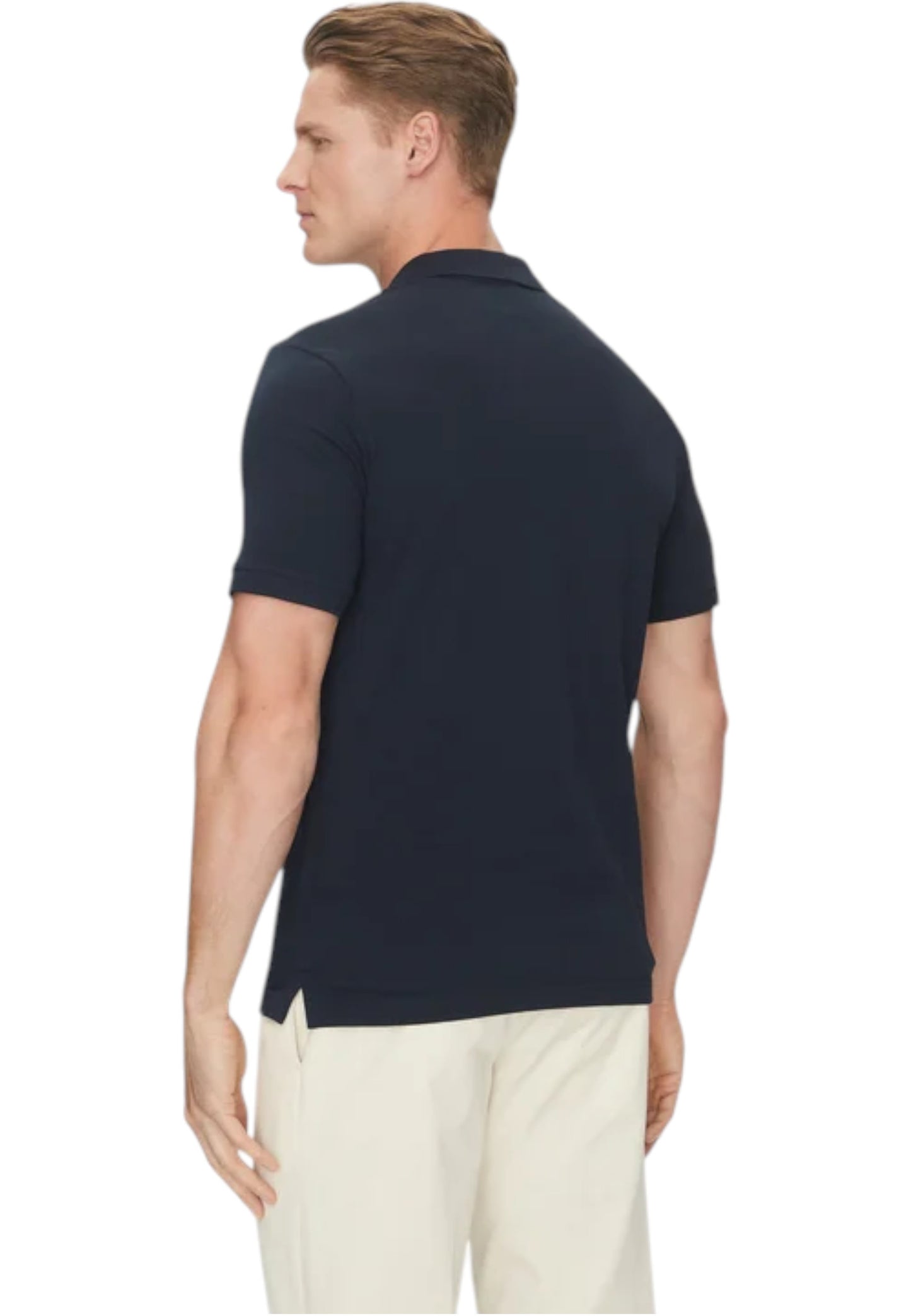 Polo Manica Corta Uomo Calvin klein  Stretch Pique Slim