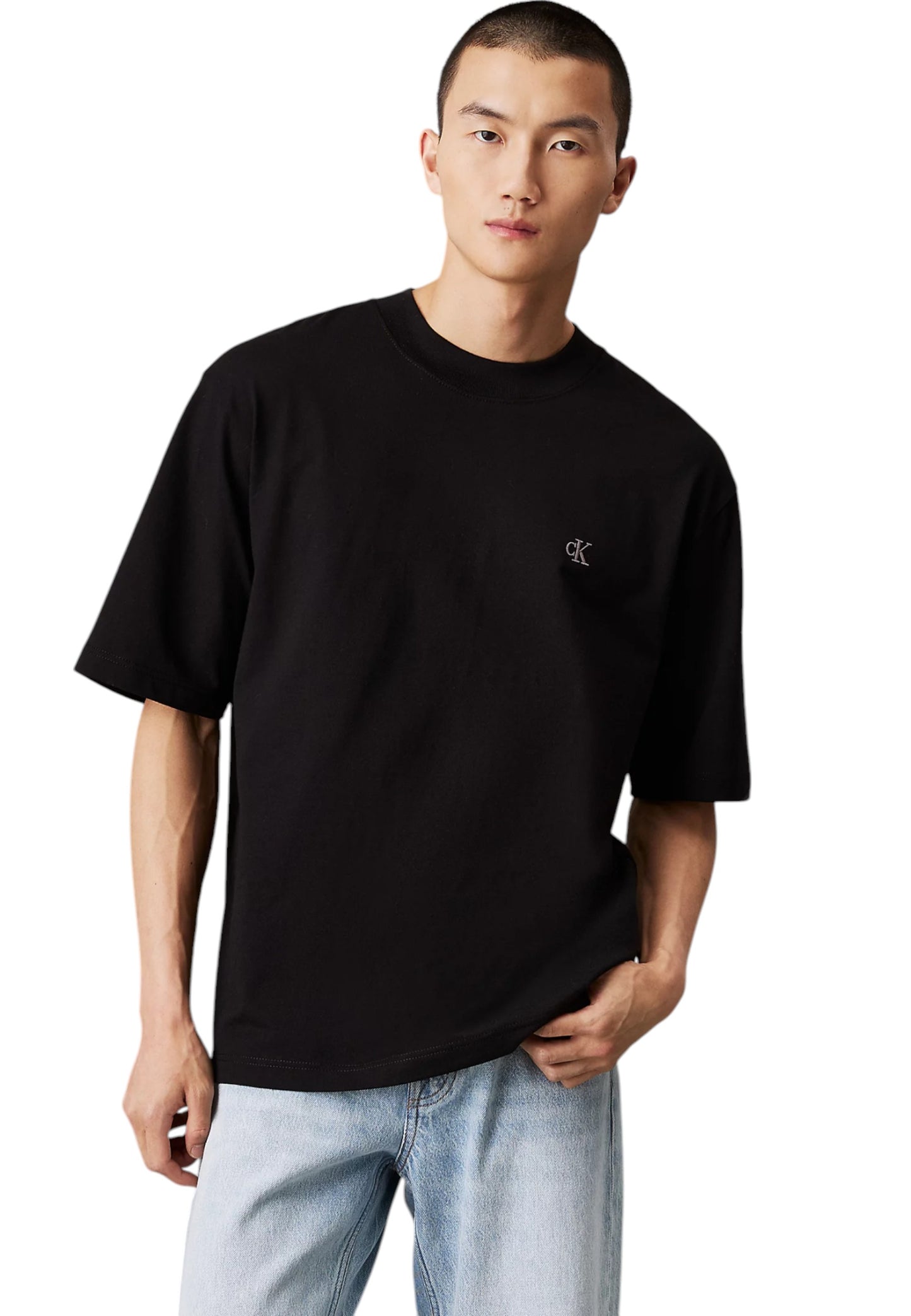 T-Shirt Manica Corta Uomo Calvin klein Jeans  Heavy Relaxed