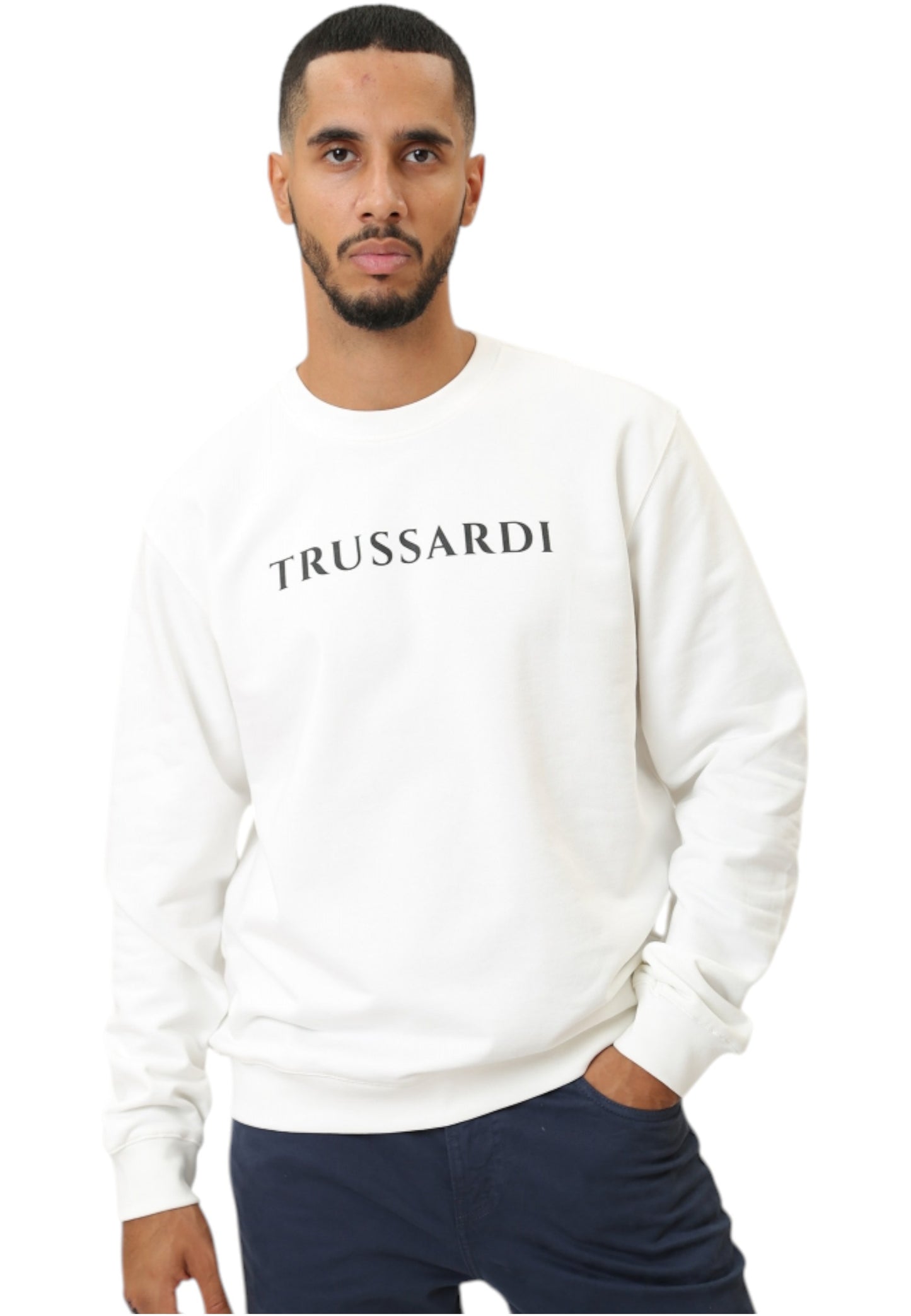 Felpa A Girocollo Uomo Trussardi   52F00333-1T006303