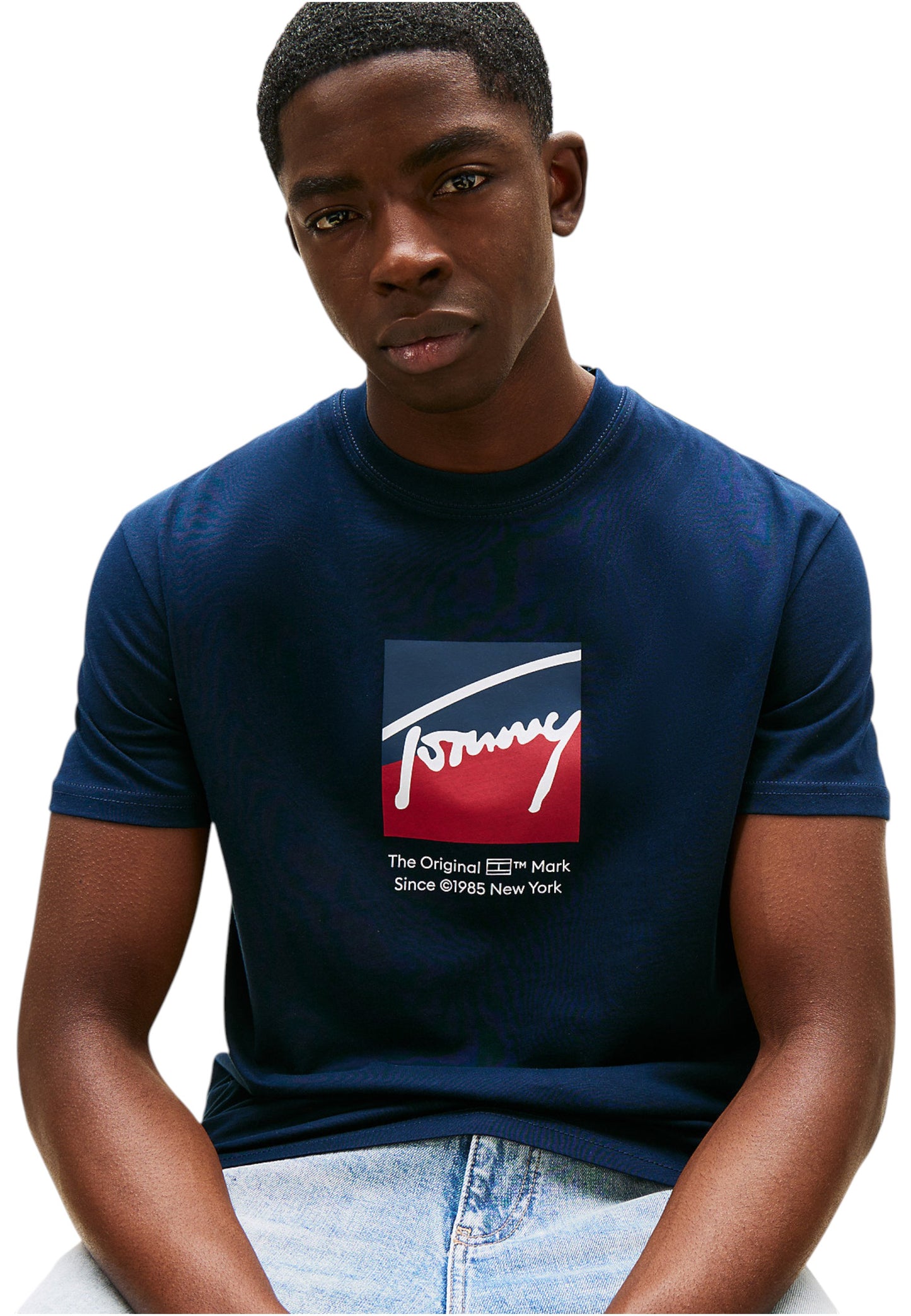 T-Shirt Manica Corta Uomo Tommy Jeans Tjm Regular Rwb Dna DM0DM21940