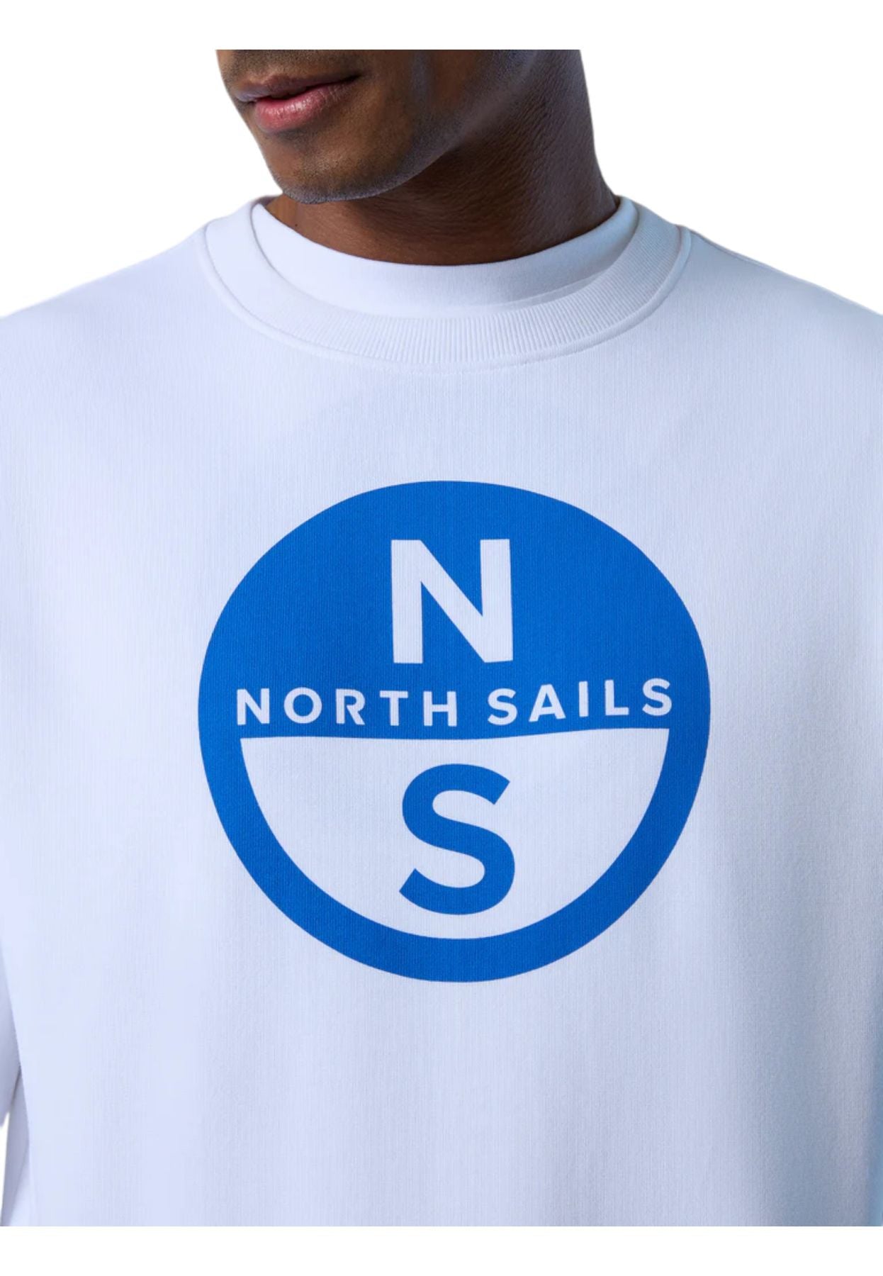 Felpa A Girocollo Uomo North Sails Con Maxi Stampa 691222
