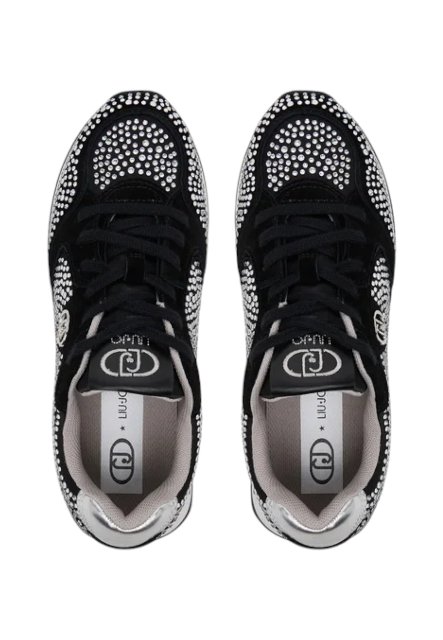 Sneakers Basse Donna Liu Jo Cow Suede/Satin/Strass Vibe