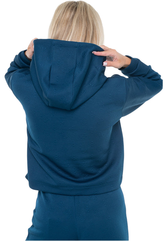 Felpa Con Cappuccio Donna Guess 3D Peony V5YQ04KBSL2