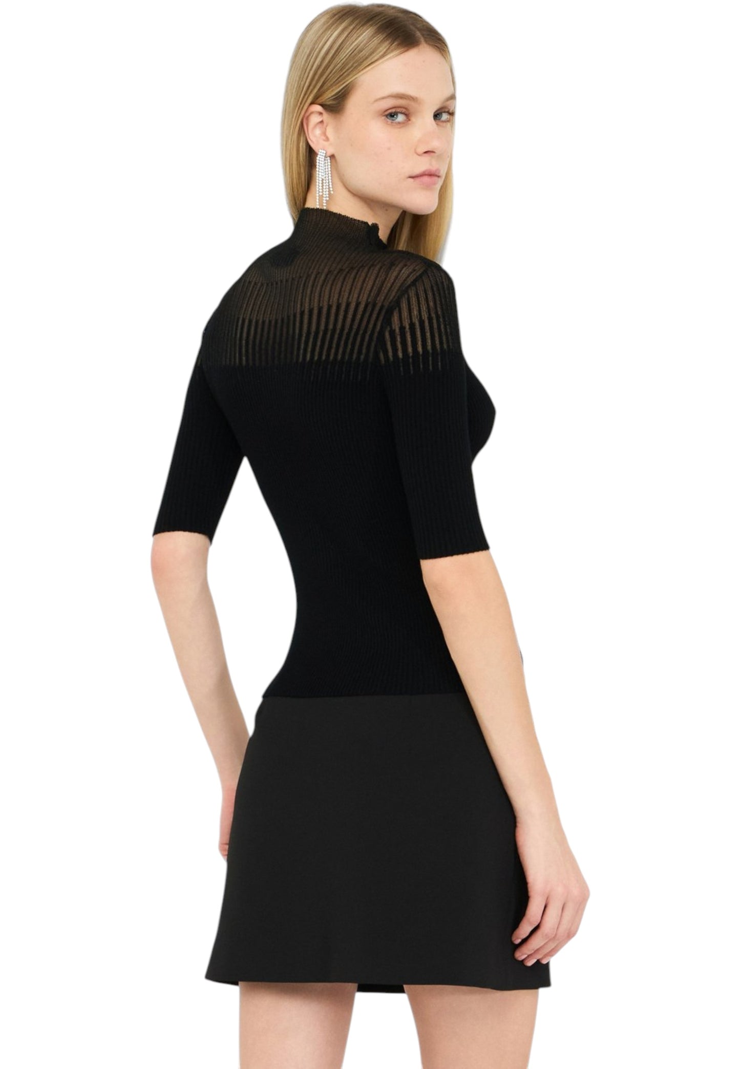 Maglia A Girocollo Donna Liu Jo Manica 3/4 CF5075MS99E