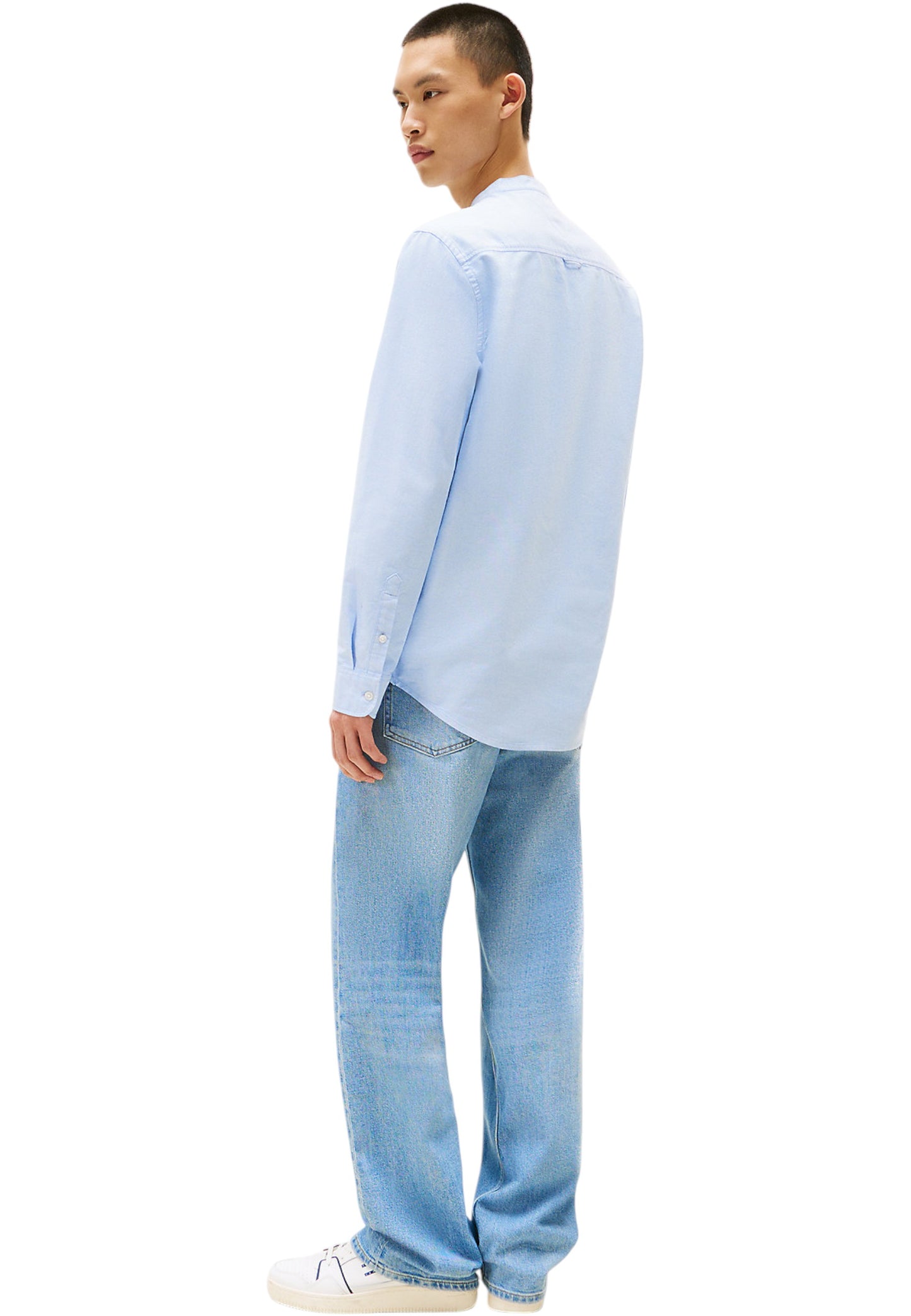 Camicia Manica lunga Uomo Tommy Jeans Coreana Tjm Essentl Regular Band DM0DM21690