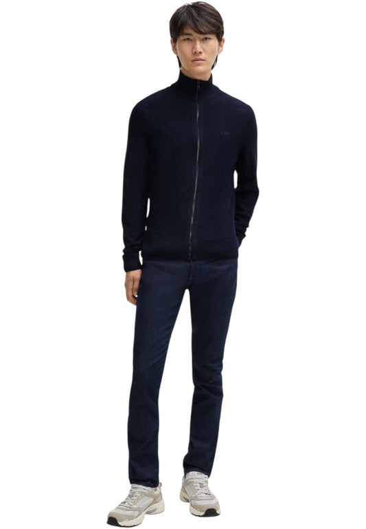 Maglione Collo Alto Uomo Boss Con Zip Avac 50501750