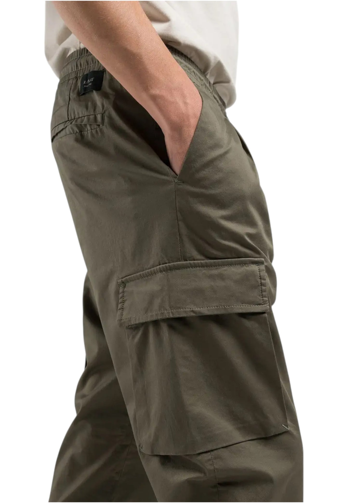 Pantaloni Cargo Uomo Replay In Twill