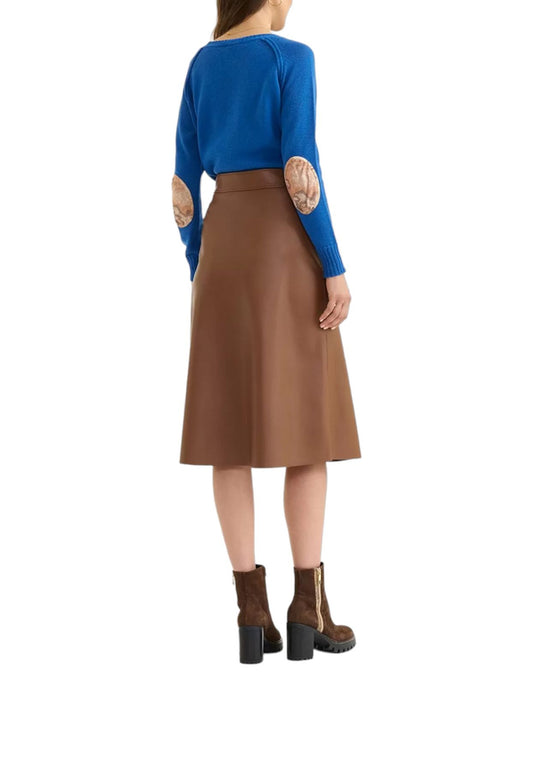 Maglione A Girocollo Donna Alviero Martini Raglan Punzonato 23ID17020FW17