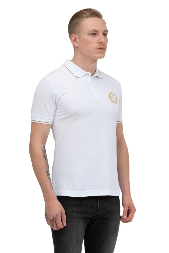 Polo Manica Corta Uomo Versace Jeans Couture 71GAGT01CJ01T