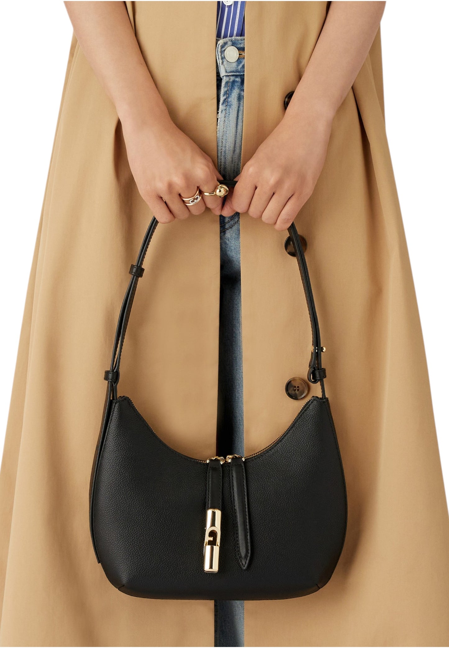 Borsa A Spalla Donna Furla Furla Goccia S Shoulder Bag