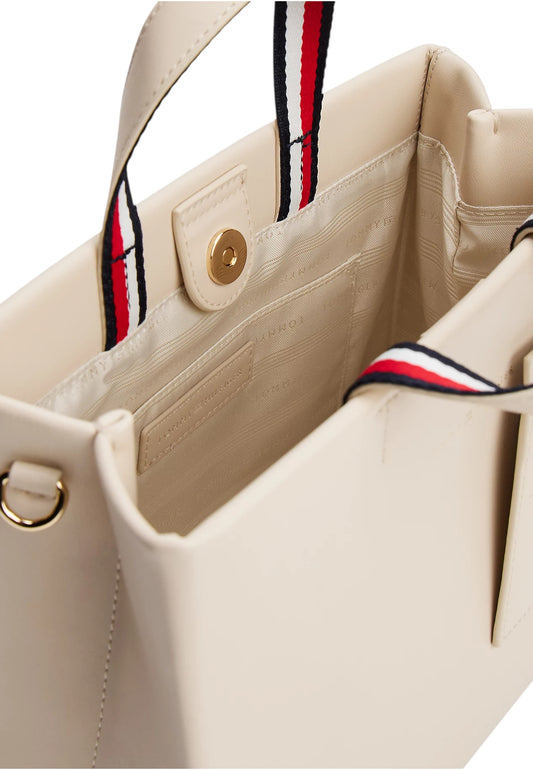 Borsa A Mano Donna Tommy Hilfiger Med Shopper Th Established