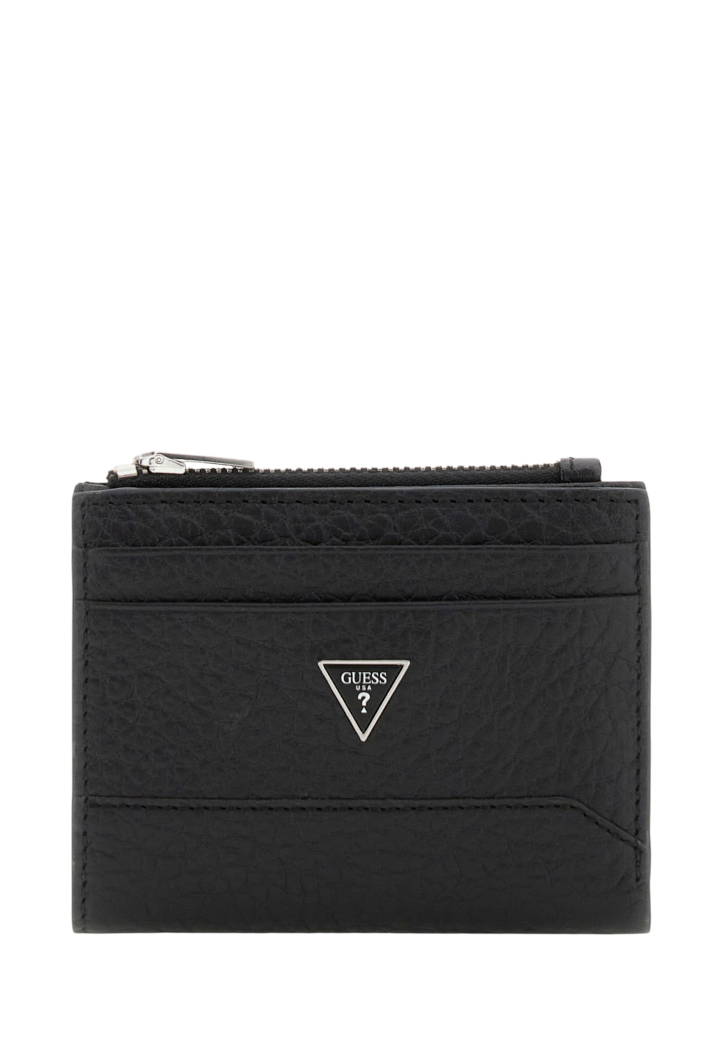 Portacarte Uomo Guess Bifold Top Zip Torino SMBAGRLEA03
