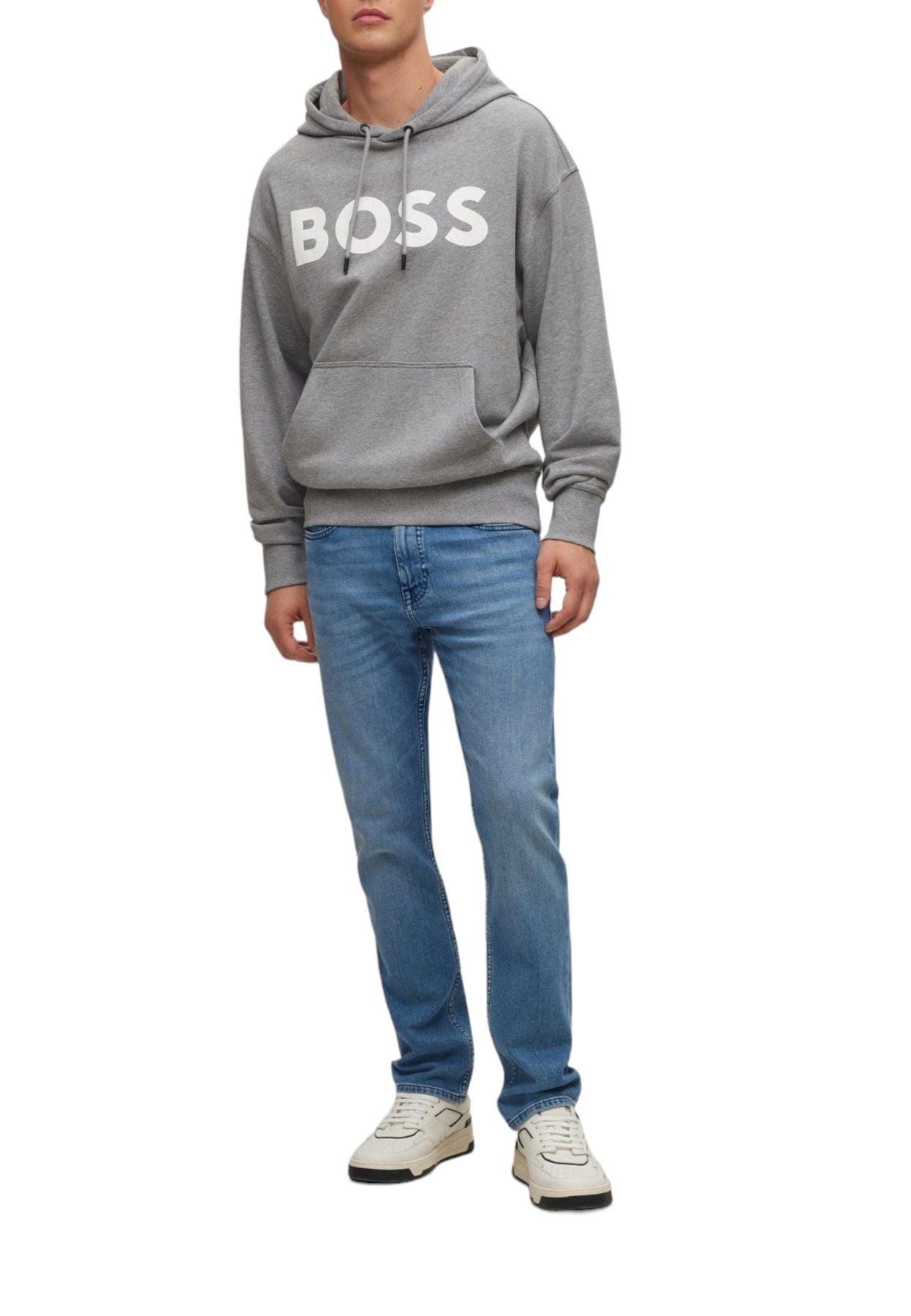 Felpa Con Cappuccio Uomo Boss WebasicHood 50487134