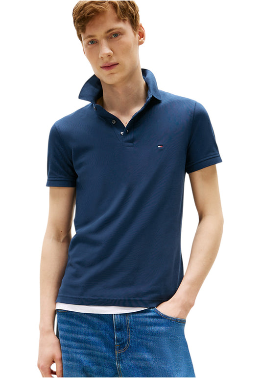 Polo Manica Corta Uomo Tommy Hilfiger Slim 1985 MW0MW17771