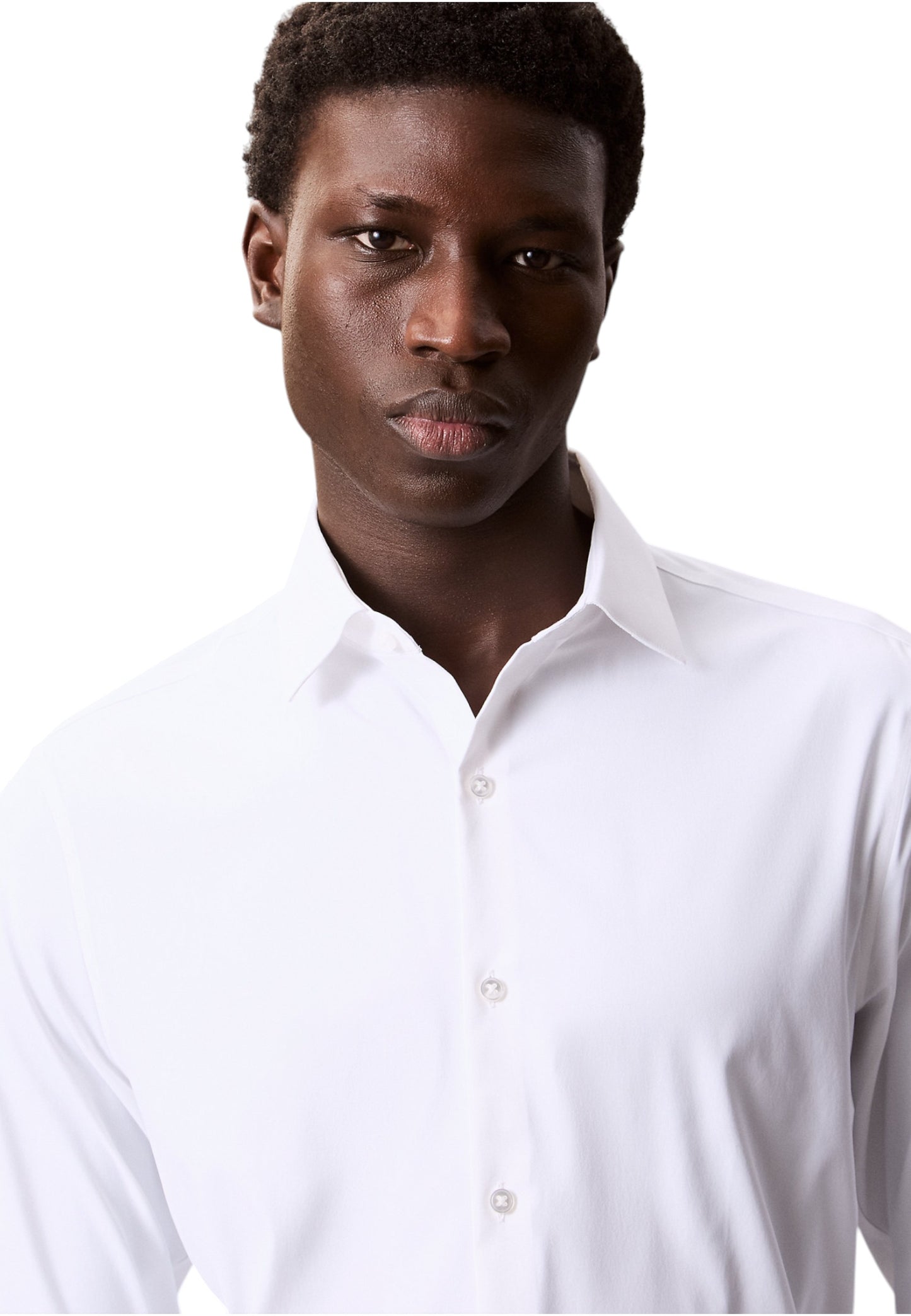 Camicia Manica lunga Uomo Calvin klein  Slim Perf Woven Stretch LV019EU025